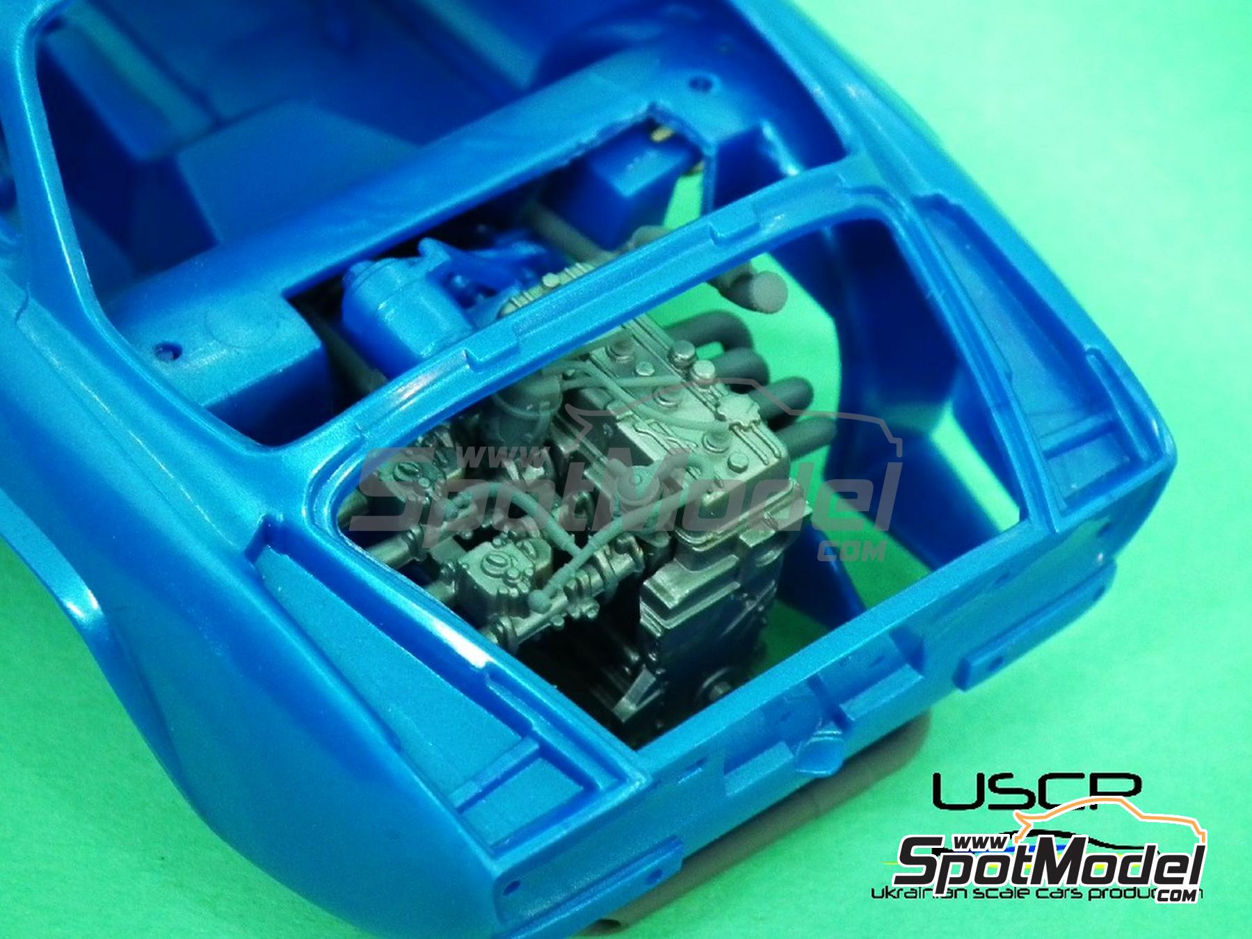 Image 5: Alpine A110 1600SC - Detallado del compartimiento motor | Set de mejora y detallado en escala&nbsp;1/24 fabricado por USCP (ref.&nbsp;24A097)