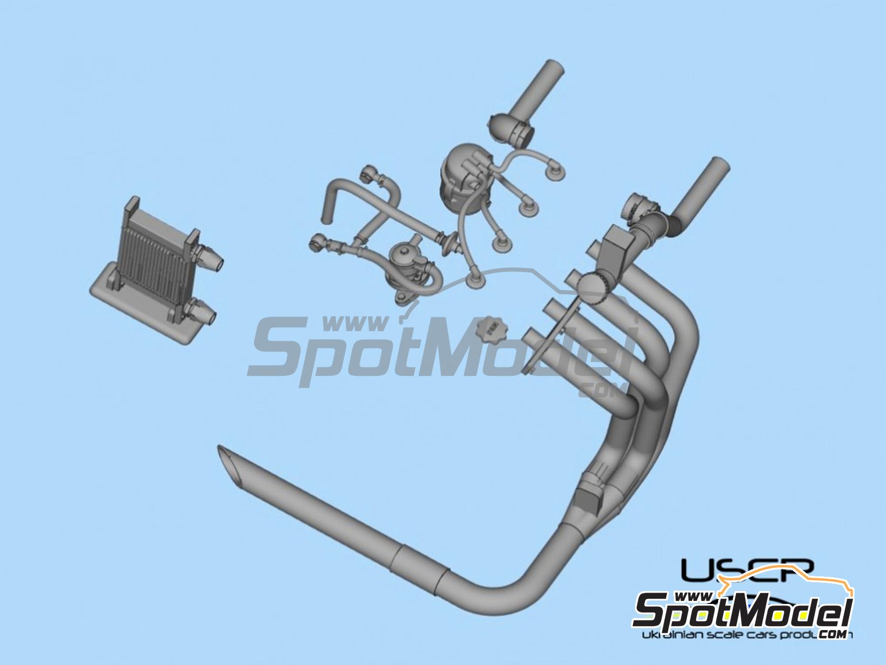 Image 7: Alpine A110 1600SC - Detallado del compartimiento motor | Set de mejora y detallado en escala&nbsp;1/24 fabricado por USCP (ref.&nbsp;24A097)