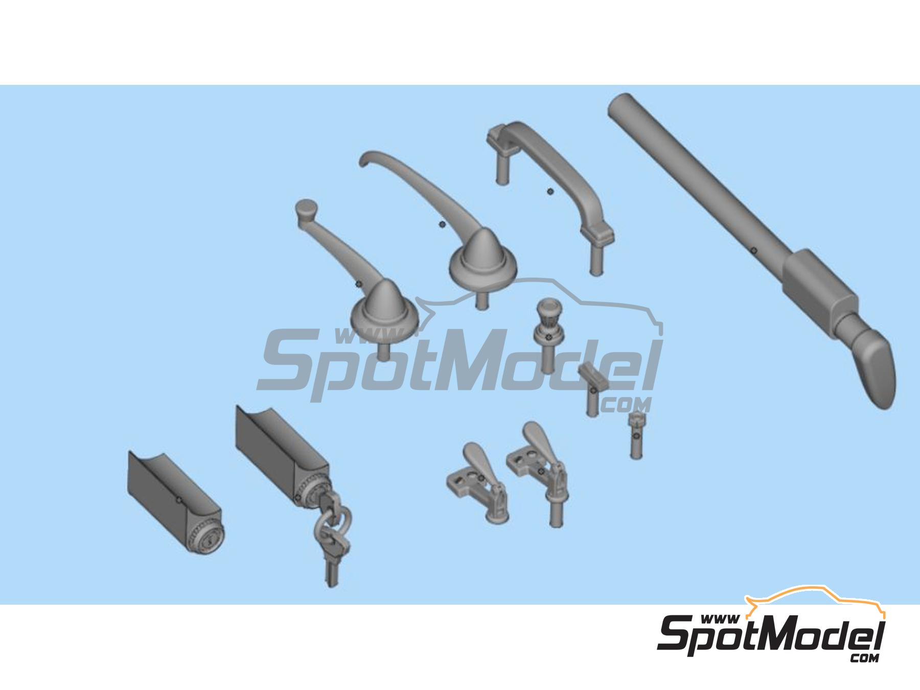 Image 2: Alpine A110 Interior detail-up | Detail up set in 1/24 scale manufactured by USCP (ref. 24A098)