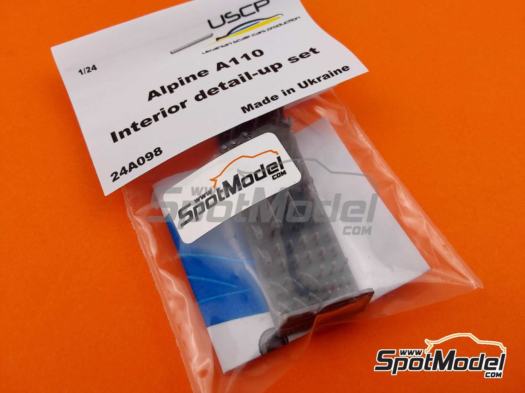 Image 7: Alpine A110 Interior detail-up | Detail up set in 1/24 scale manufactured by USCP (ref. 24A098)