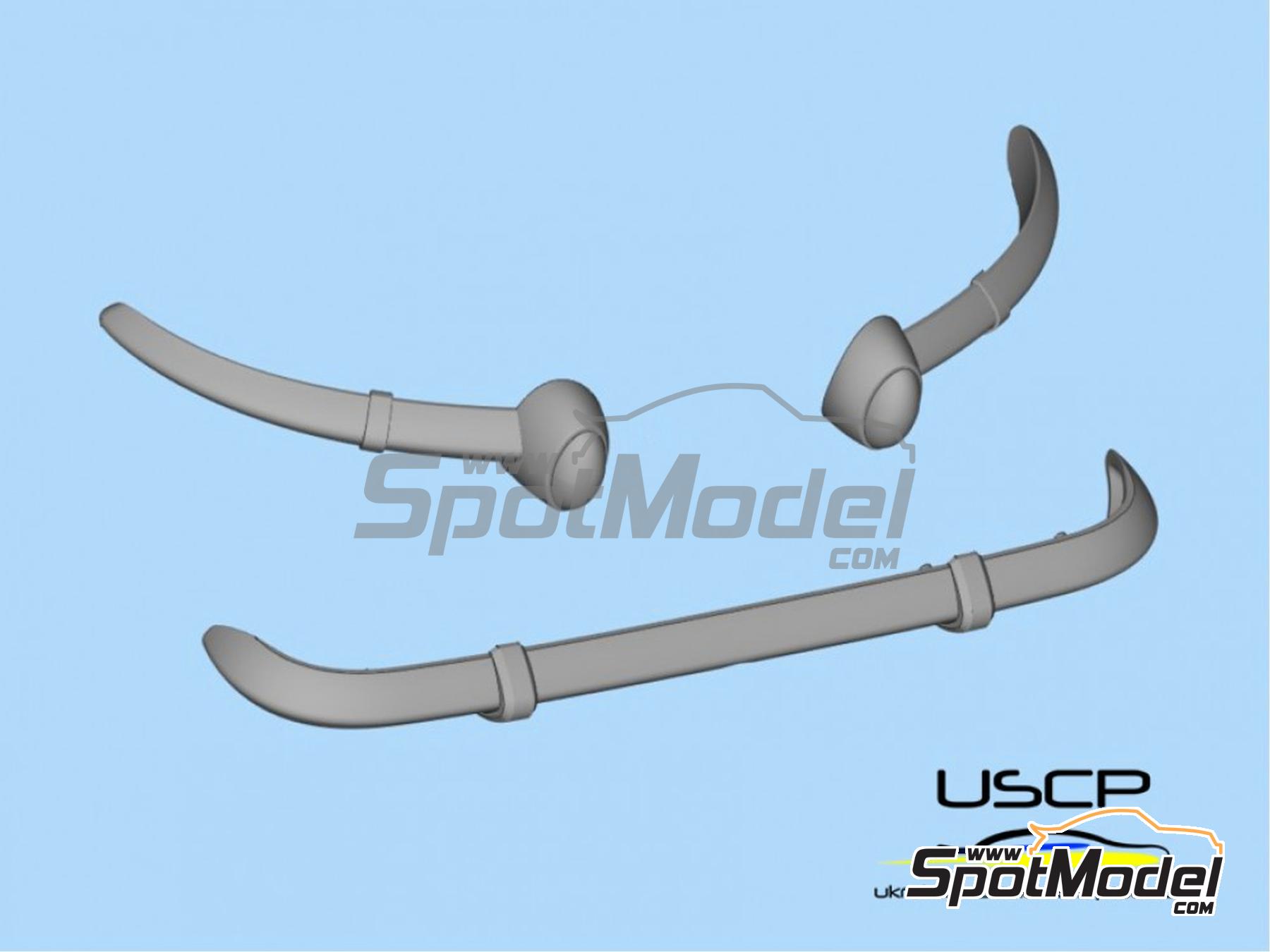 Image 5: Alpine A110 - Bumpers | Detail in 1/24 scale manufactured by USCP (ref.&nbsp;24A100)