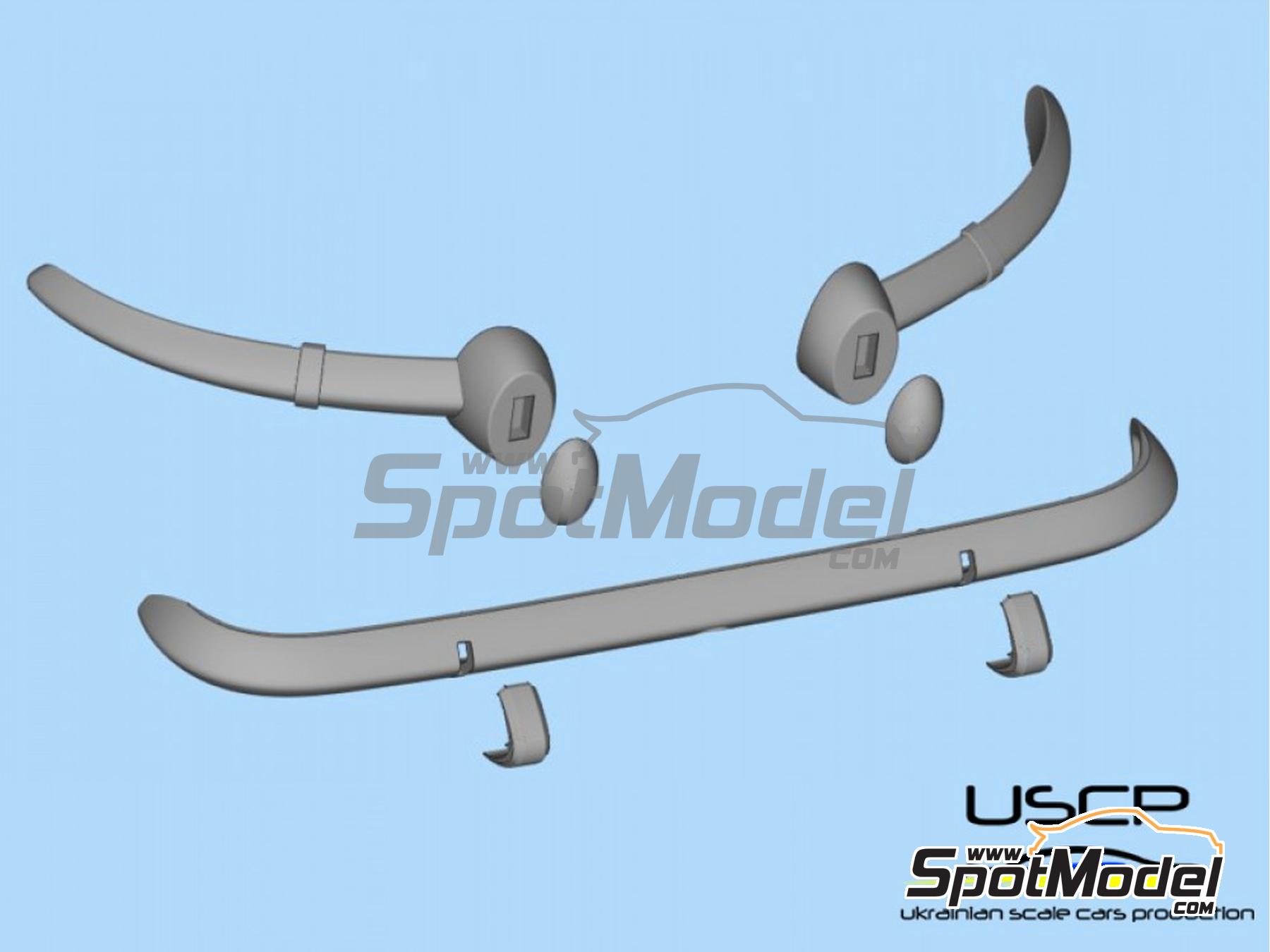 Image 6: Alpine A110 - Bumpers | Detail in 1/24 scale manufactured by USCP (ref.&nbsp;24A100)