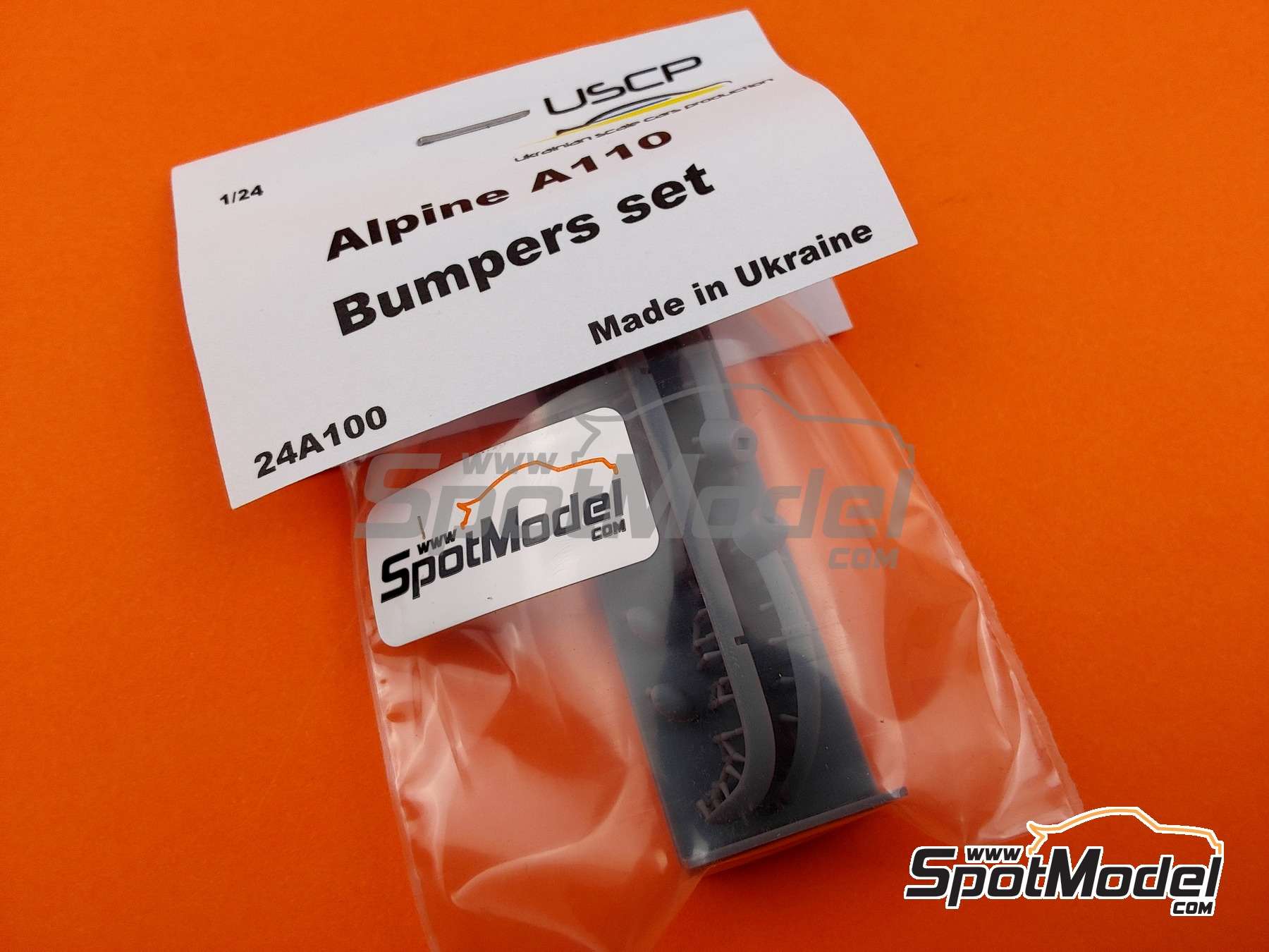 Image 9: Alpine A110 - Bumpers | Detail in 1/24 scale manufactured by USCP (ref.&nbsp;24A100)