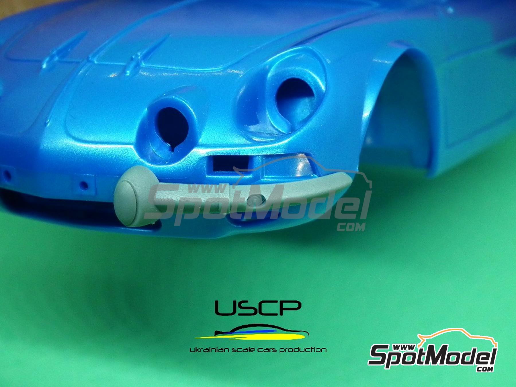 Image 2: Alpine A110 - Bumpers early type | Detail in 1/24 scale manufactured by USCP (ref.&nbsp;24A101)