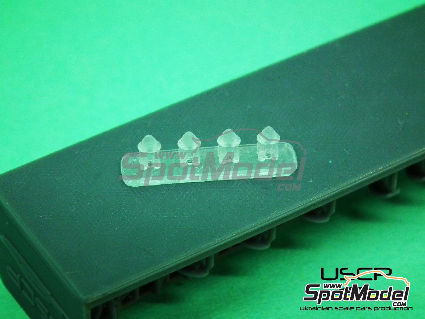 Image 9: Alpine A110 - Bumpers early type | Detail in 1/24 scale manufactured by USCP (ref.&nbsp;24A101)