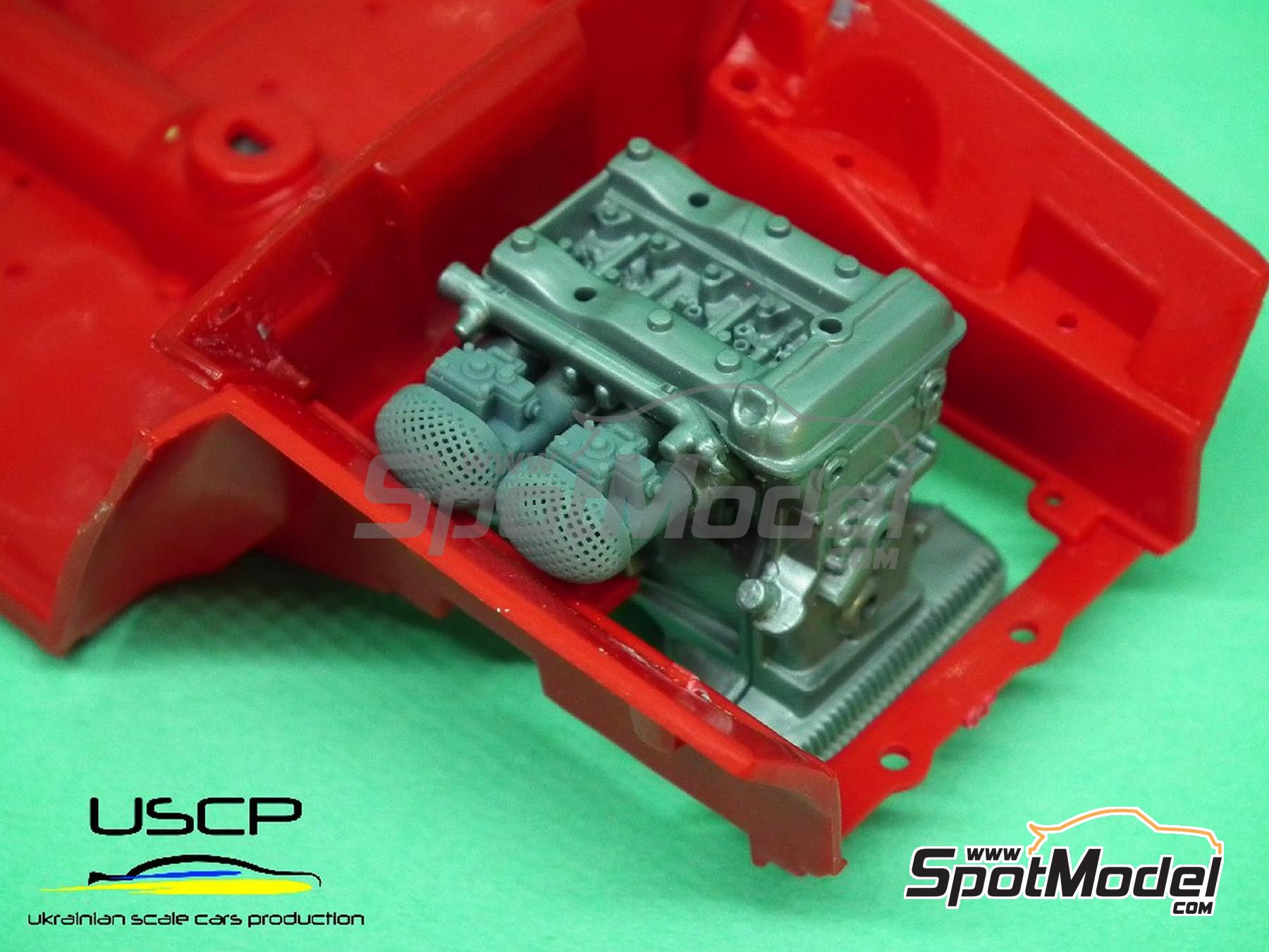 Image 3: Weber Carburetor set | Detail in 1/24 scale manufactured by USCP (ref. 24A103)