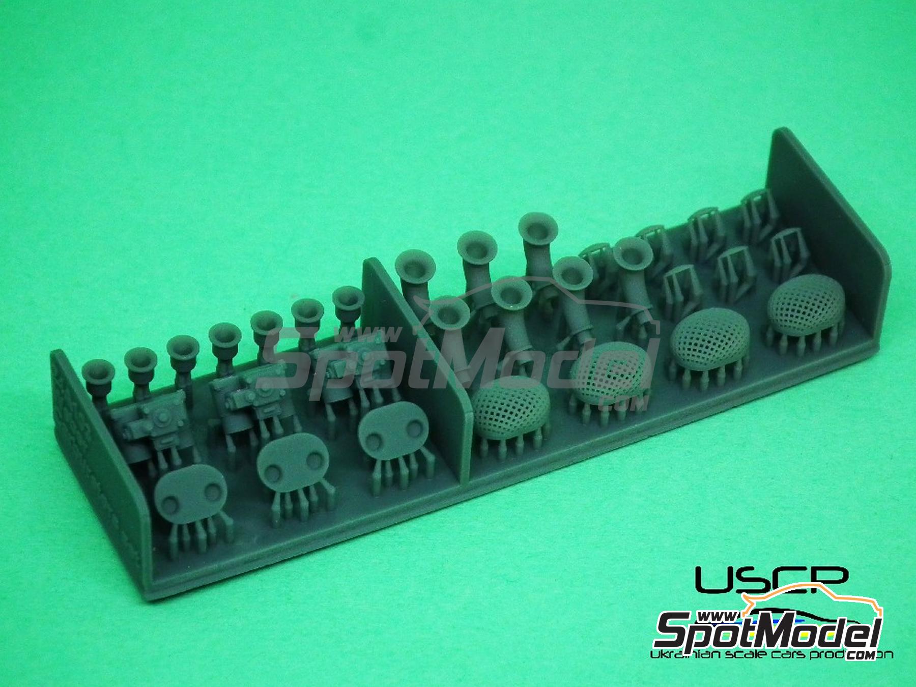 Image 6: Weber Carburetor set | Detail in 1/24 scale manufactured by USCP (ref. 24A103)