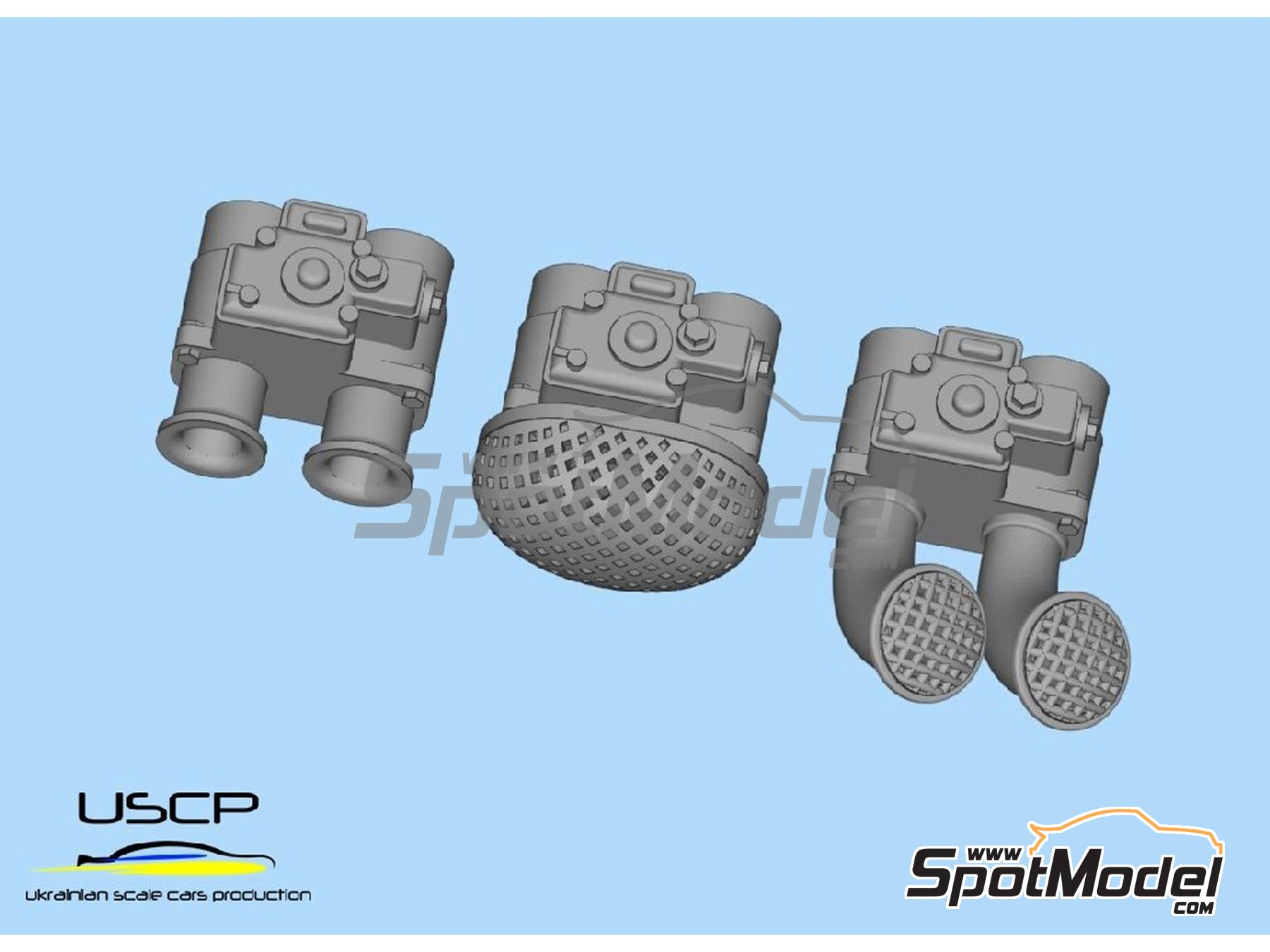 Image 7: Weber Carburetor set | Detail in 1/24 scale manufactured by USCP (ref. 24A103)