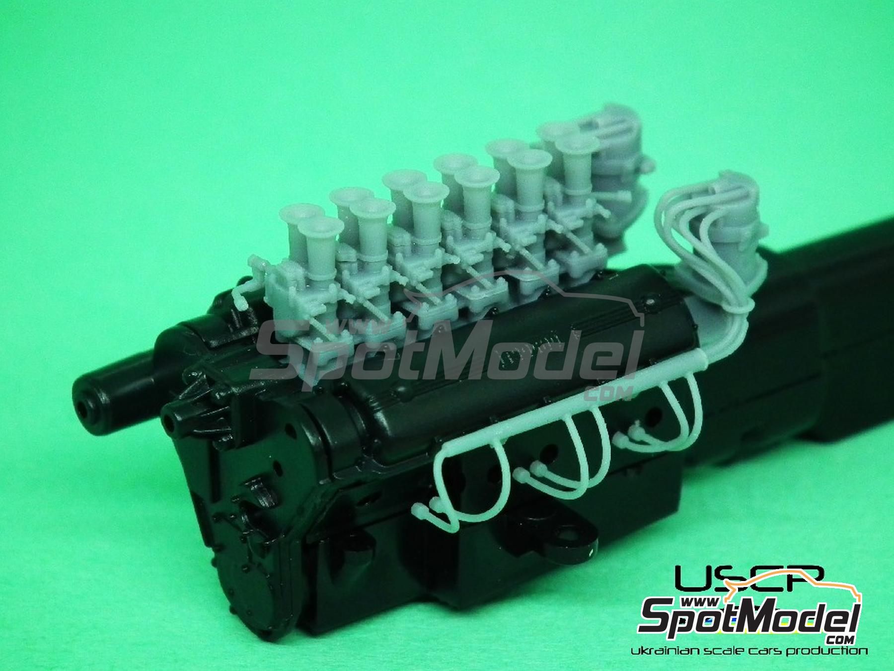 USCP 24A105: Detail up set 1/24 scale - Engine bay detail-up for