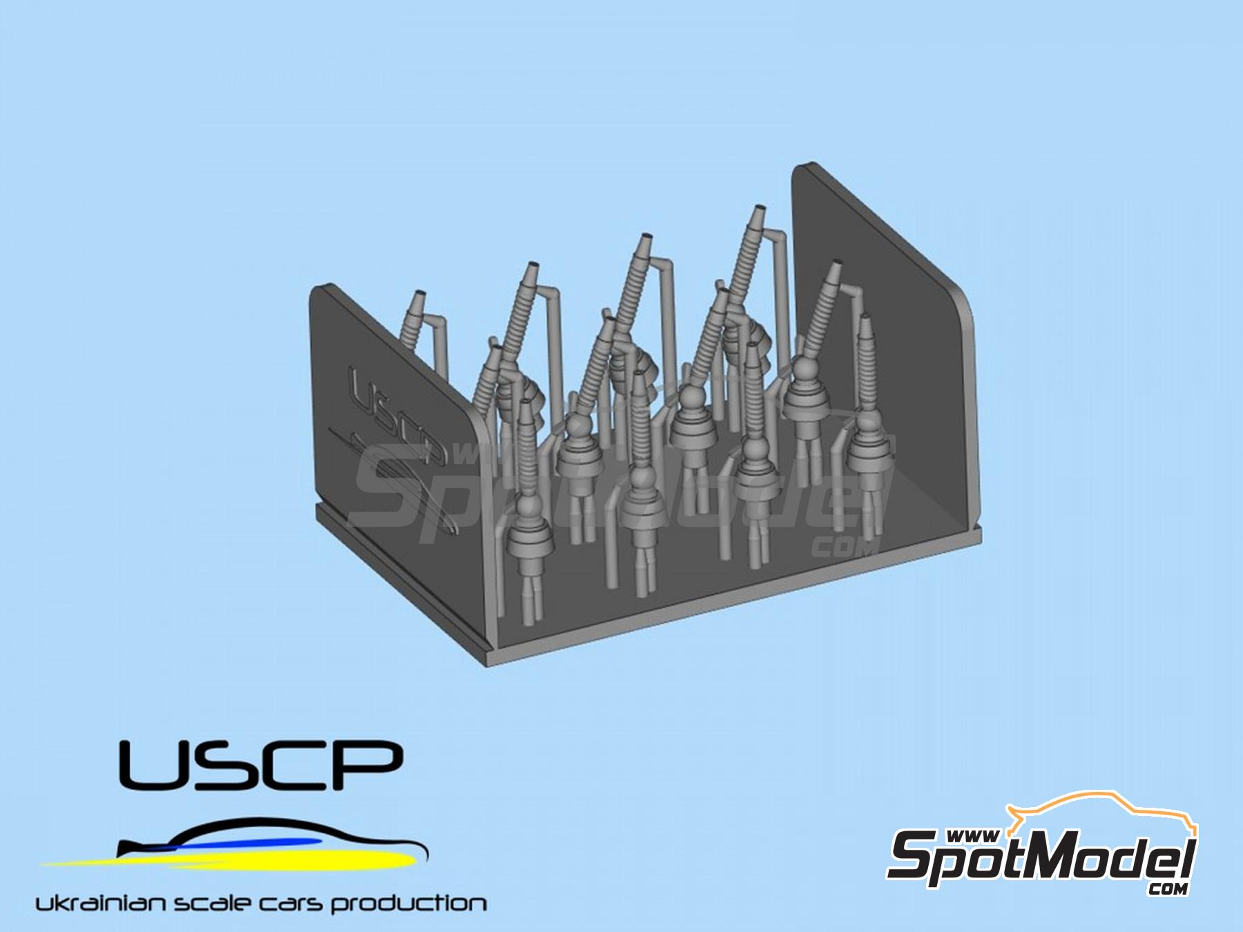 Image 1: Base de antena de rally | Detalle en escala&nbsp;1/24 fabricado por USCP (ref.&nbsp;24A106)