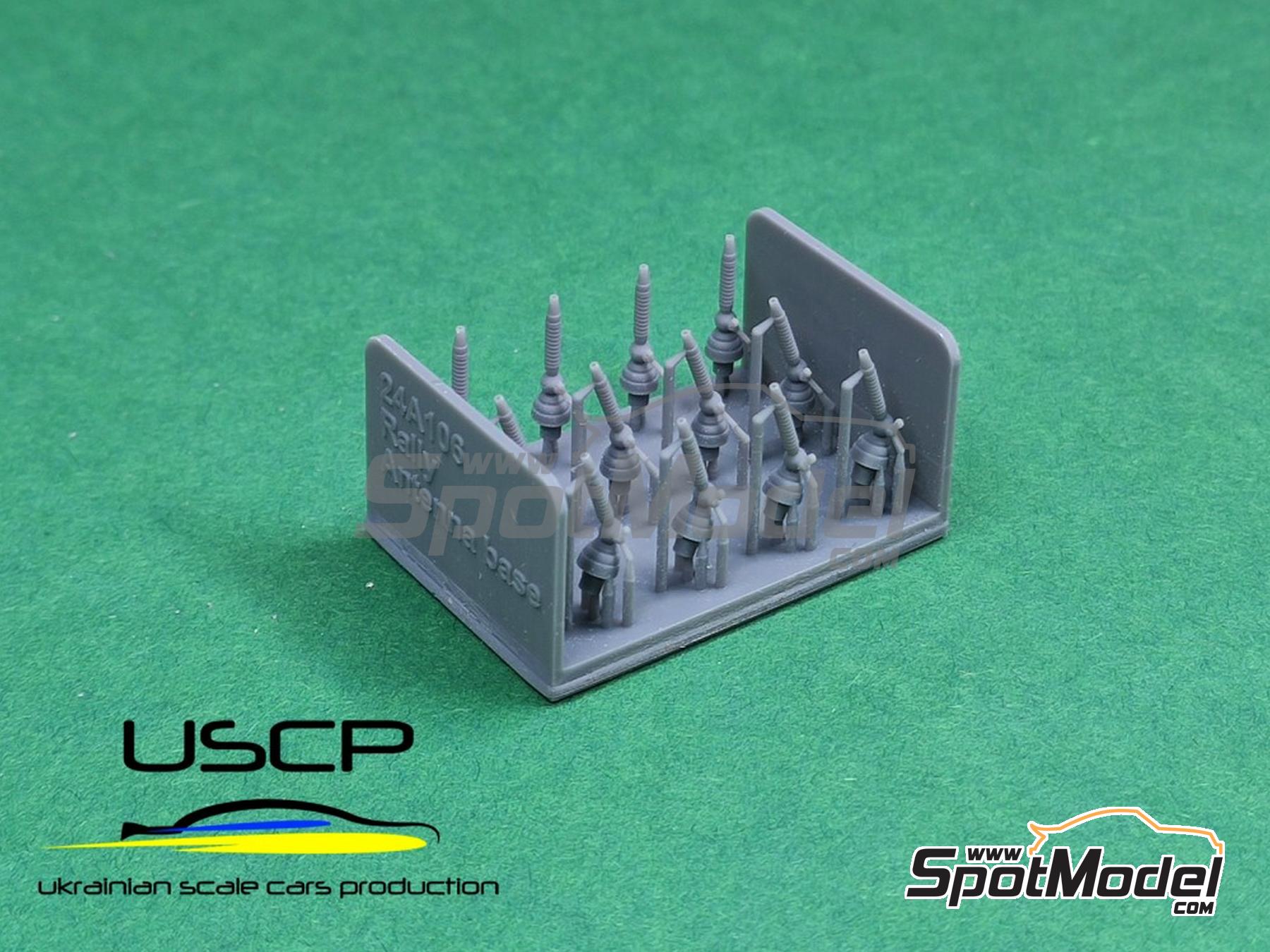 Image 2: Base de antena de rally | Detalle en escala&nbsp;1/24 fabricado por USCP (ref.&nbsp;24A106)