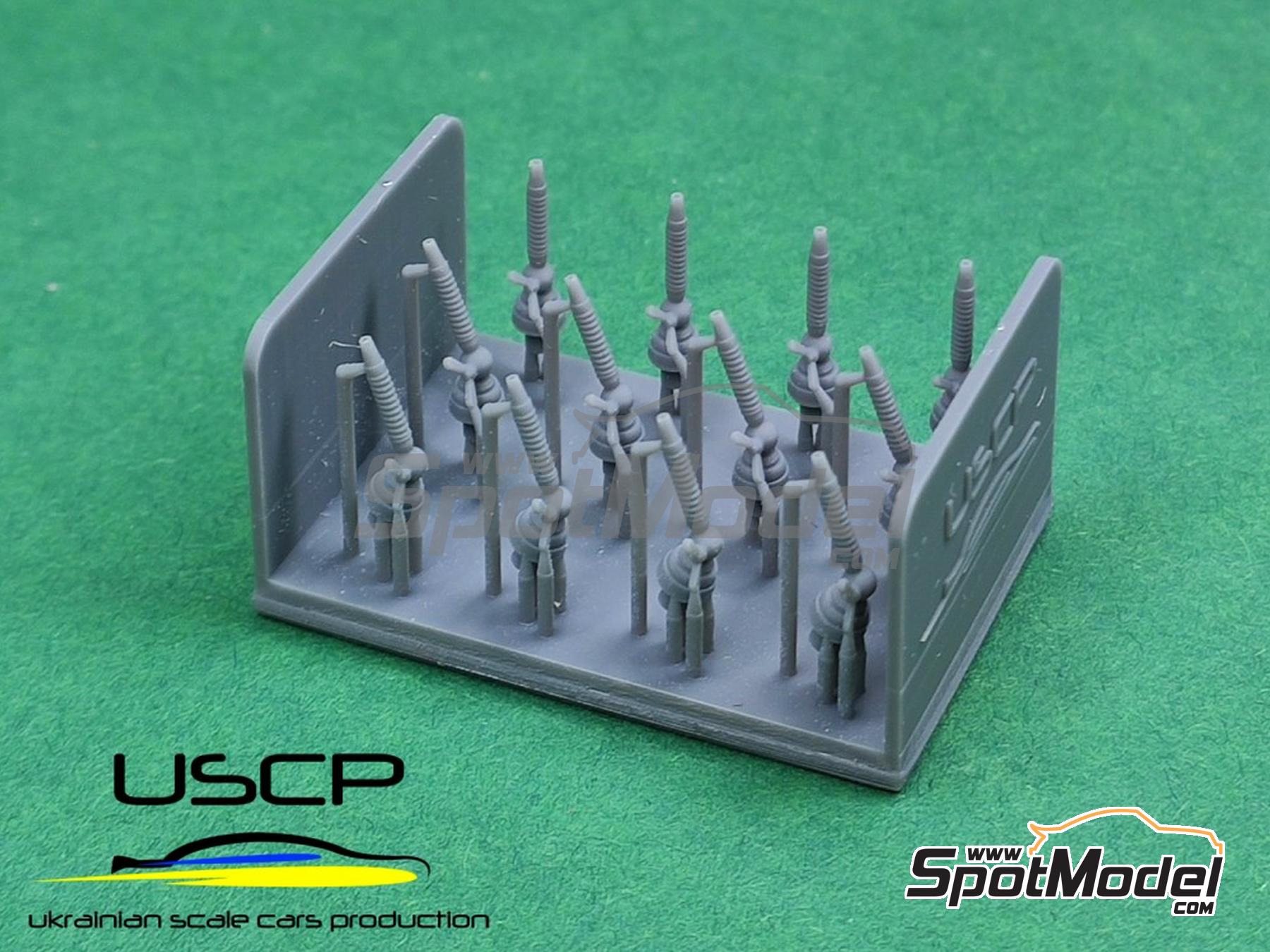 Image 3: Base de antena de rally | Detalle en escala&nbsp;1/24 fabricado por USCP (ref.&nbsp;24A106)