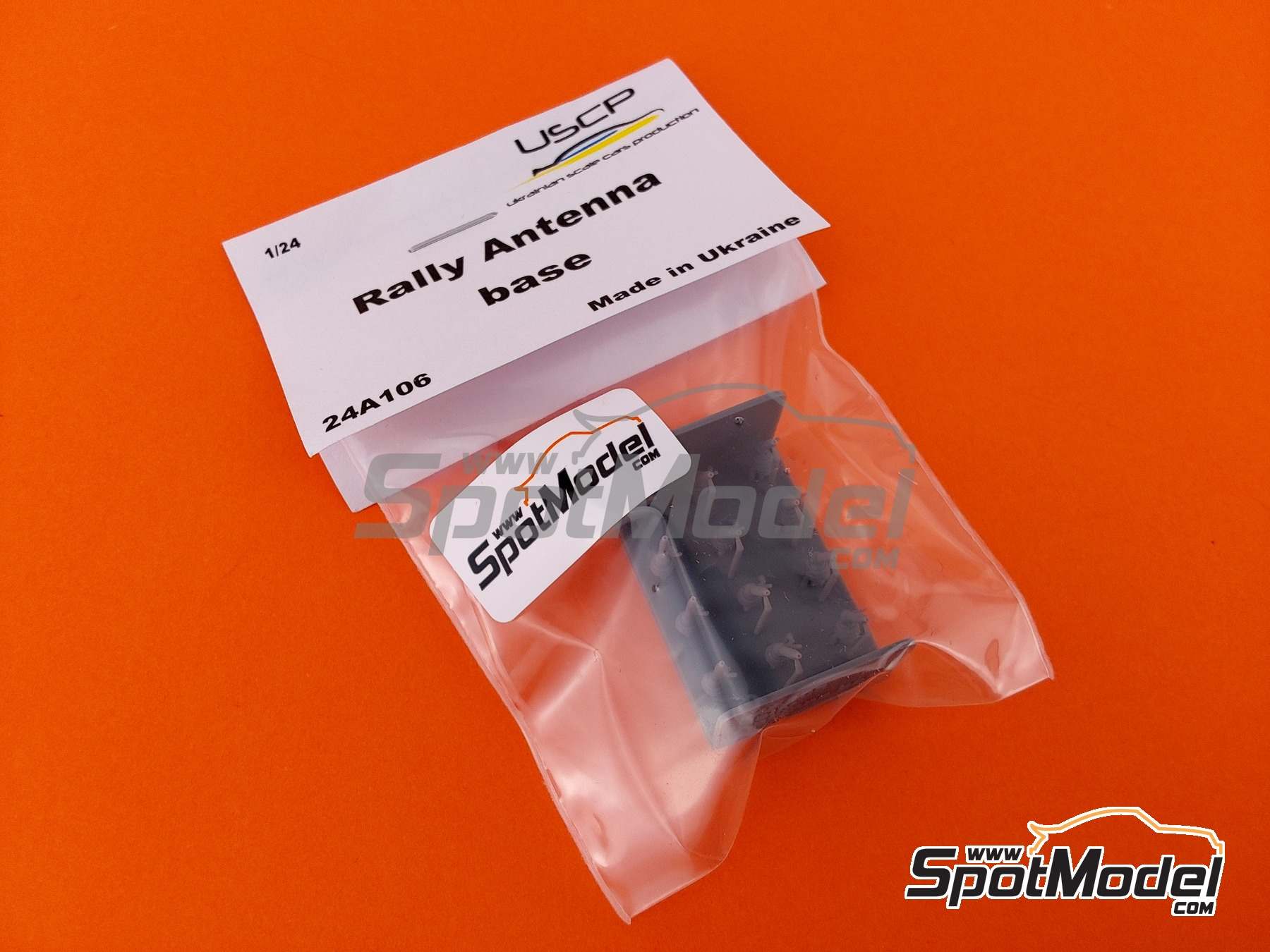 Image 5: Base de antena de rally | Detalle en escala&nbsp;1/24 fabricado por USCP (ref.&nbsp;24A106)