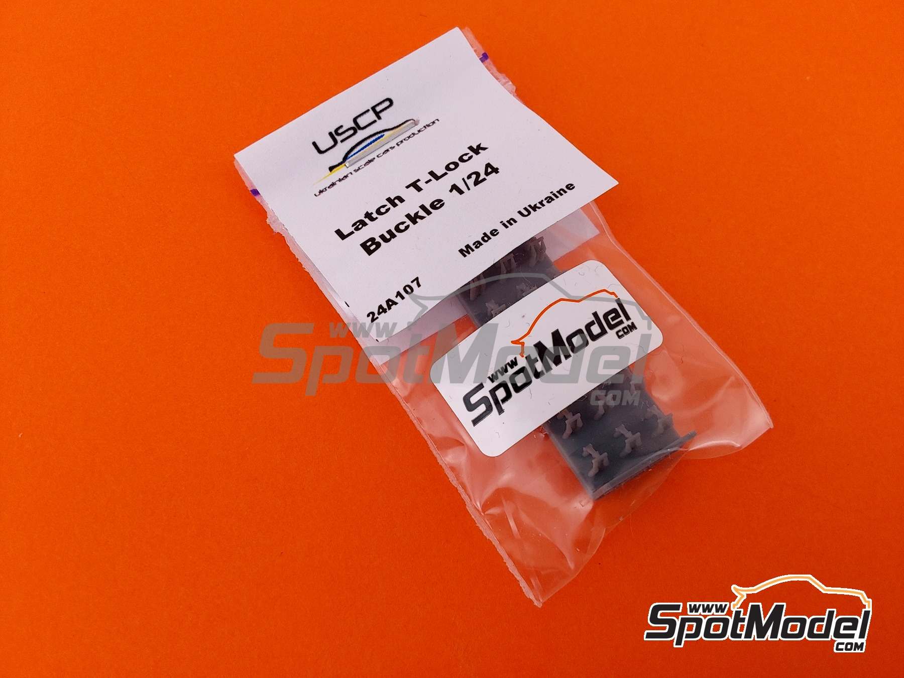 Image 4: Hebillas cierre cap&oacute; en T | Cierres de capot en escala&nbsp;1/24 fabricado por USCP (ref.&nbsp;24A107)
