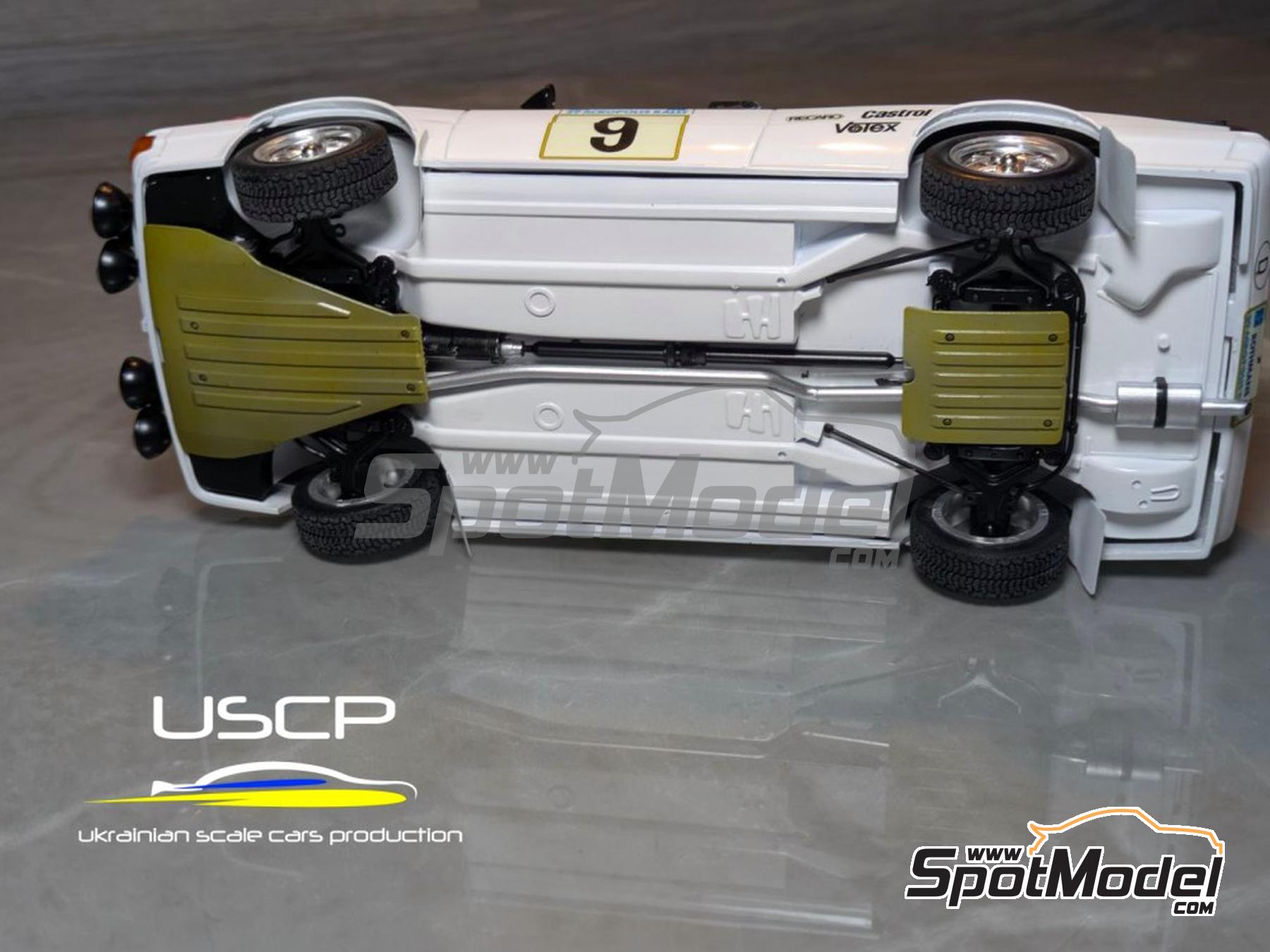 Image 3: Skid plates for Audi Quattro rally | Detail in 1/24 scale manufactured by USCP (ref.&nbsp;24A109)