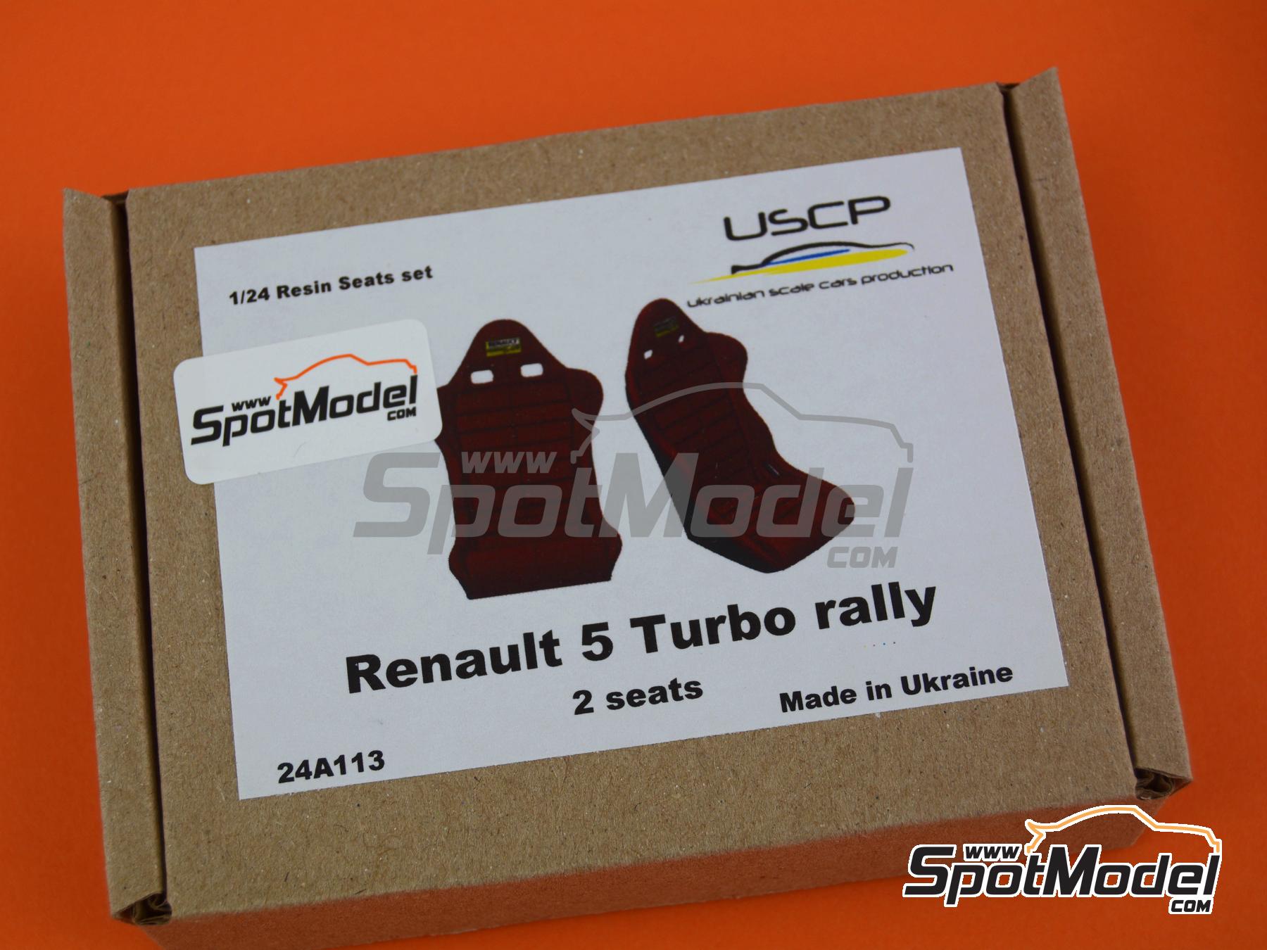 Image 5: Baquets para Renault 5 Turbo Rally | Asientos en escala&nbsp;1/24 fabricado por USCP (ref.&nbsp;24A113)