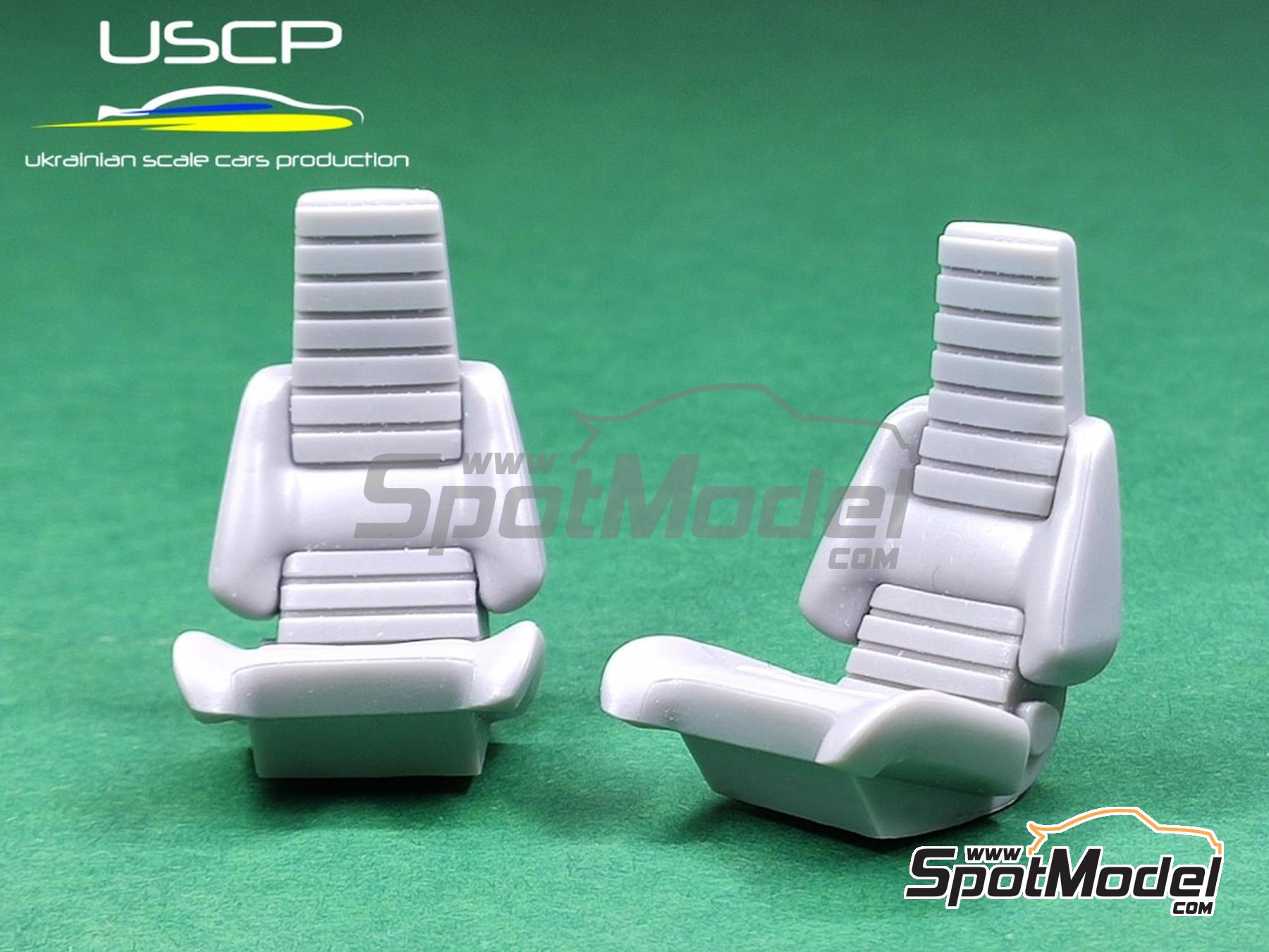 Image 1: Asientos de calle para Renault 5 Turbo | Asientos en escala 1/24 fabricado por USCP (ref. 24A114)