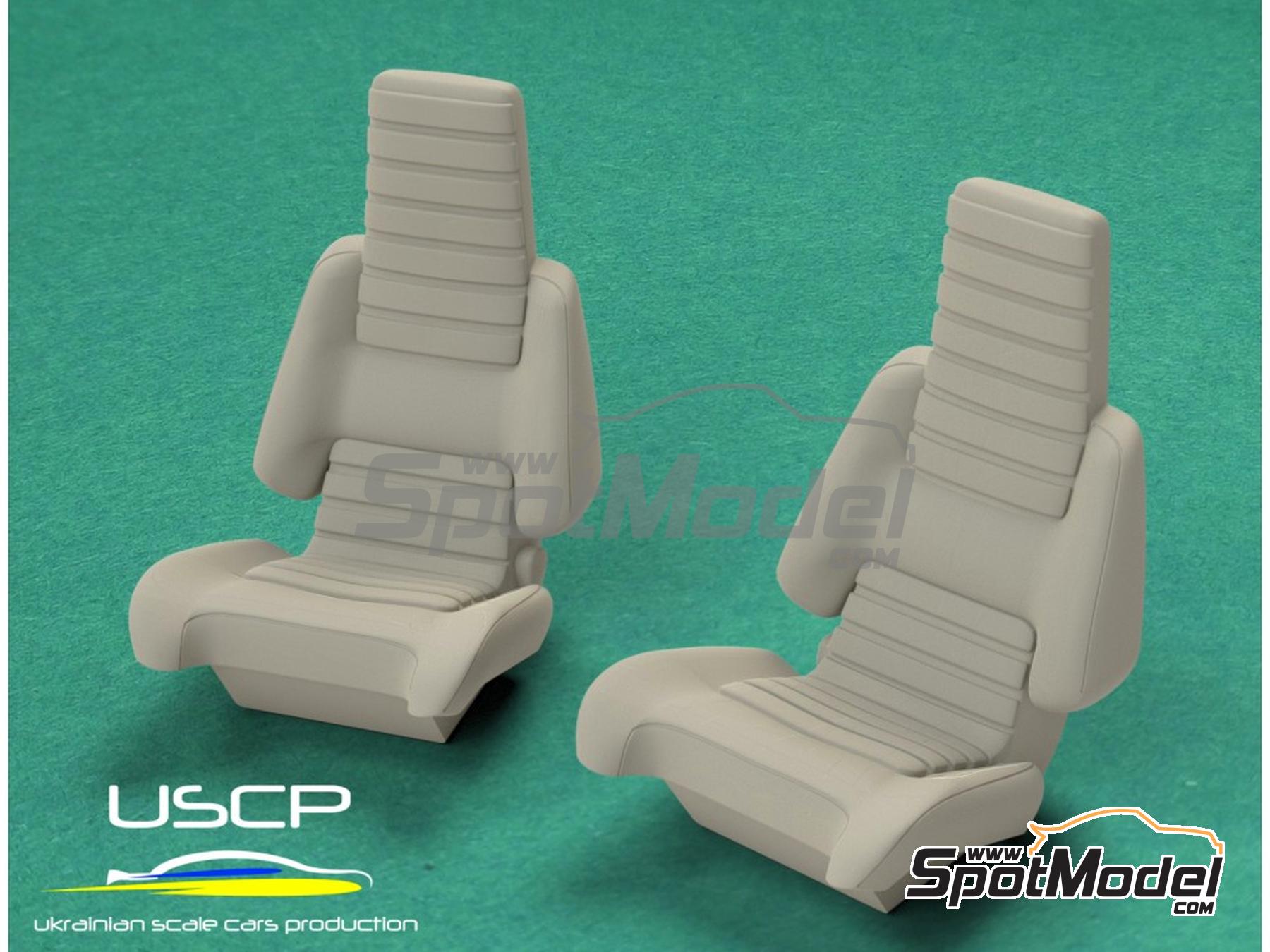 Image 3: Asientos de calle para Renault 5 Turbo | Asientos en escala 1/24 fabricado por USCP (ref. 24A114)