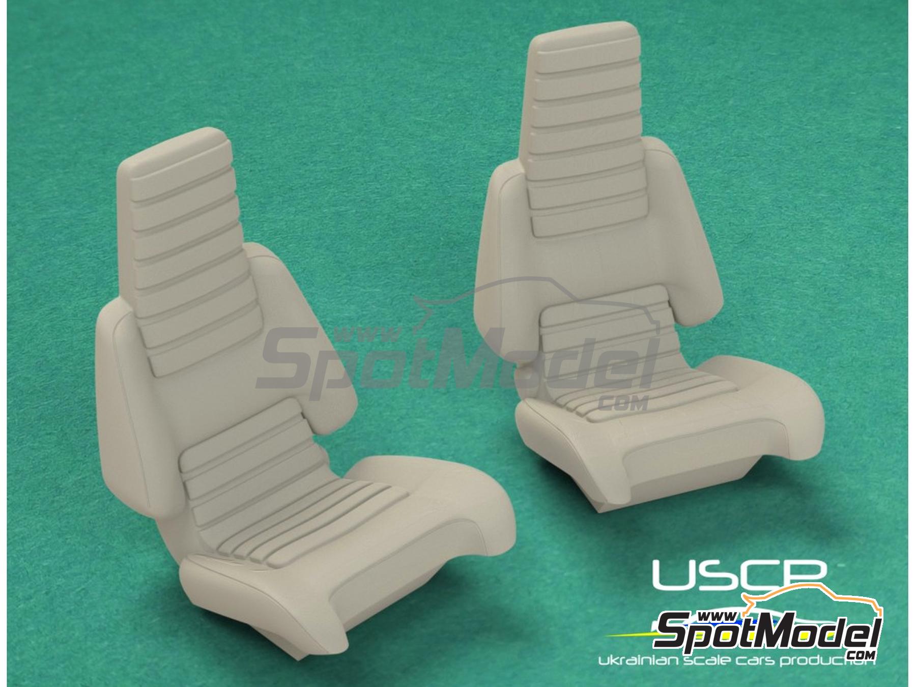 Image 4: Asientos de calle para Renault 5 Turbo | Asientos en escala 1/24 fabricado por USCP (ref. 24A114)