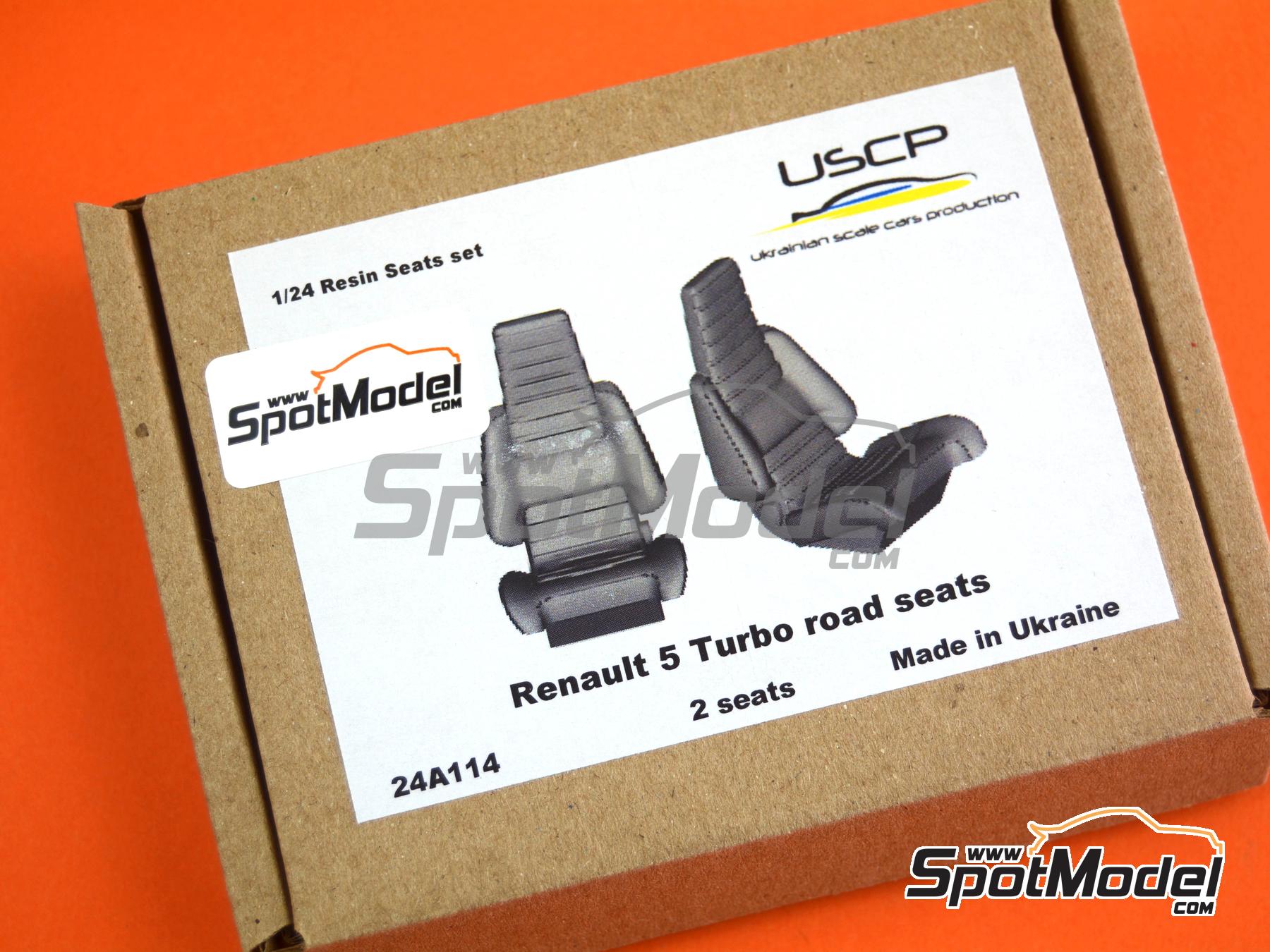 Image 5: Asientos de calle para Renault 5 Turbo | Asientos en escala 1/24 fabricado por USCP (ref. 24A114)