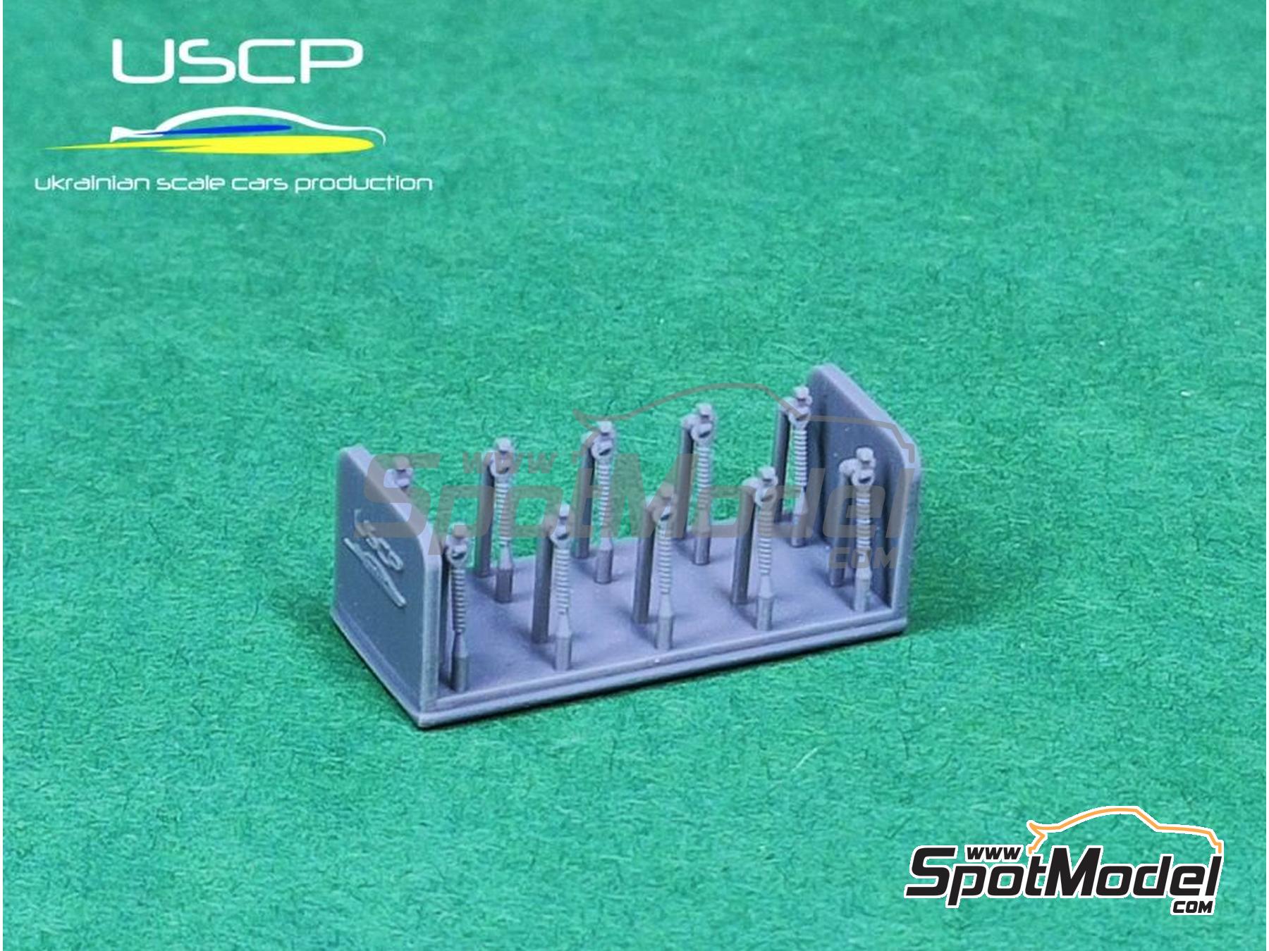 Image 1: Cierre r&aacute;pido tipo muelle para cap&oacute; y maletero | Detalle en escala&nbsp;1/24 fabricado por USCP (ref.&nbsp;24A119)