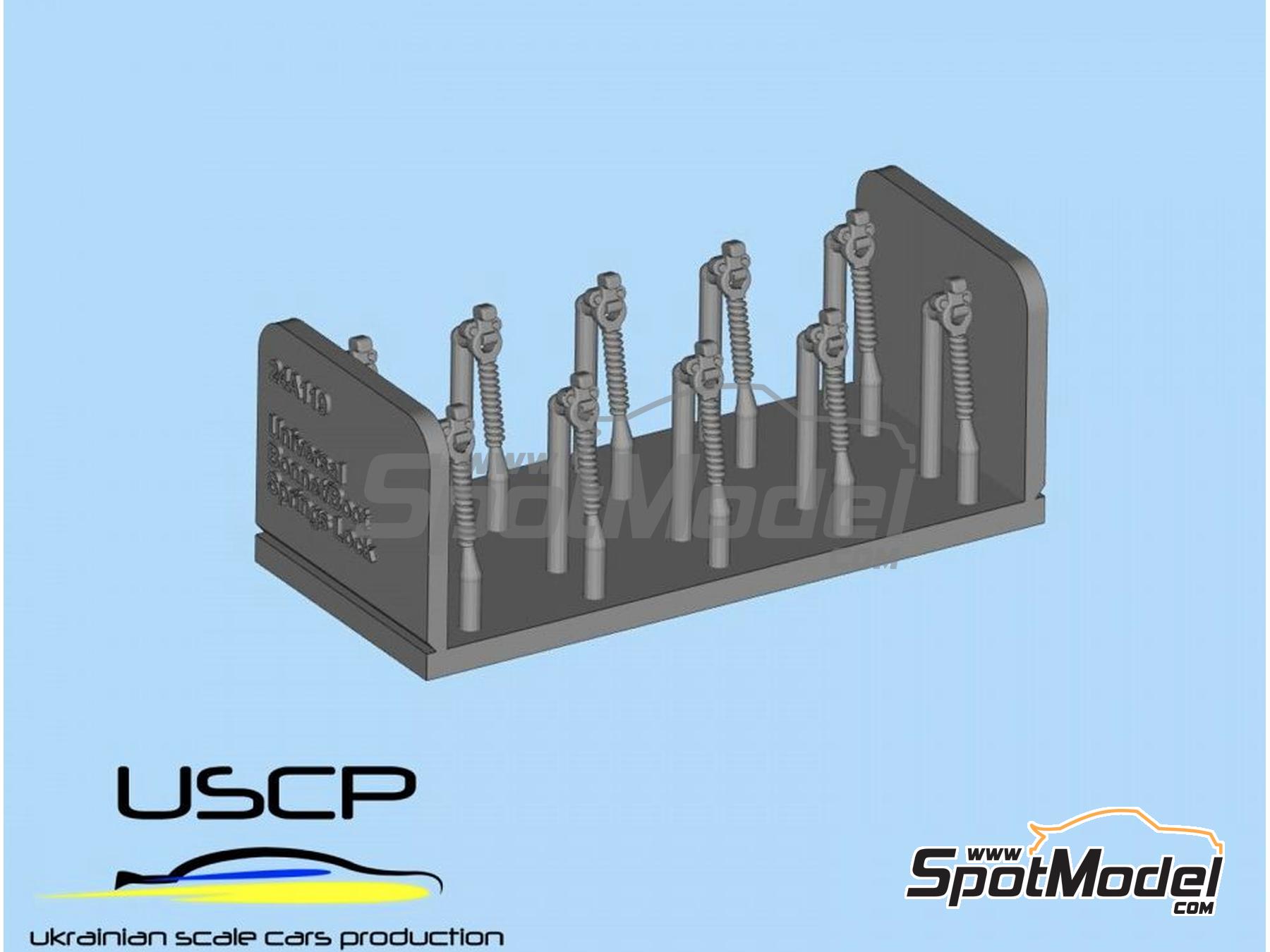 Image 3: Cierre r&aacute;pido tipo muelle para cap&oacute; y maletero | Detalle en escala&nbsp;1/24 fabricado por USCP (ref.&nbsp;24A119)