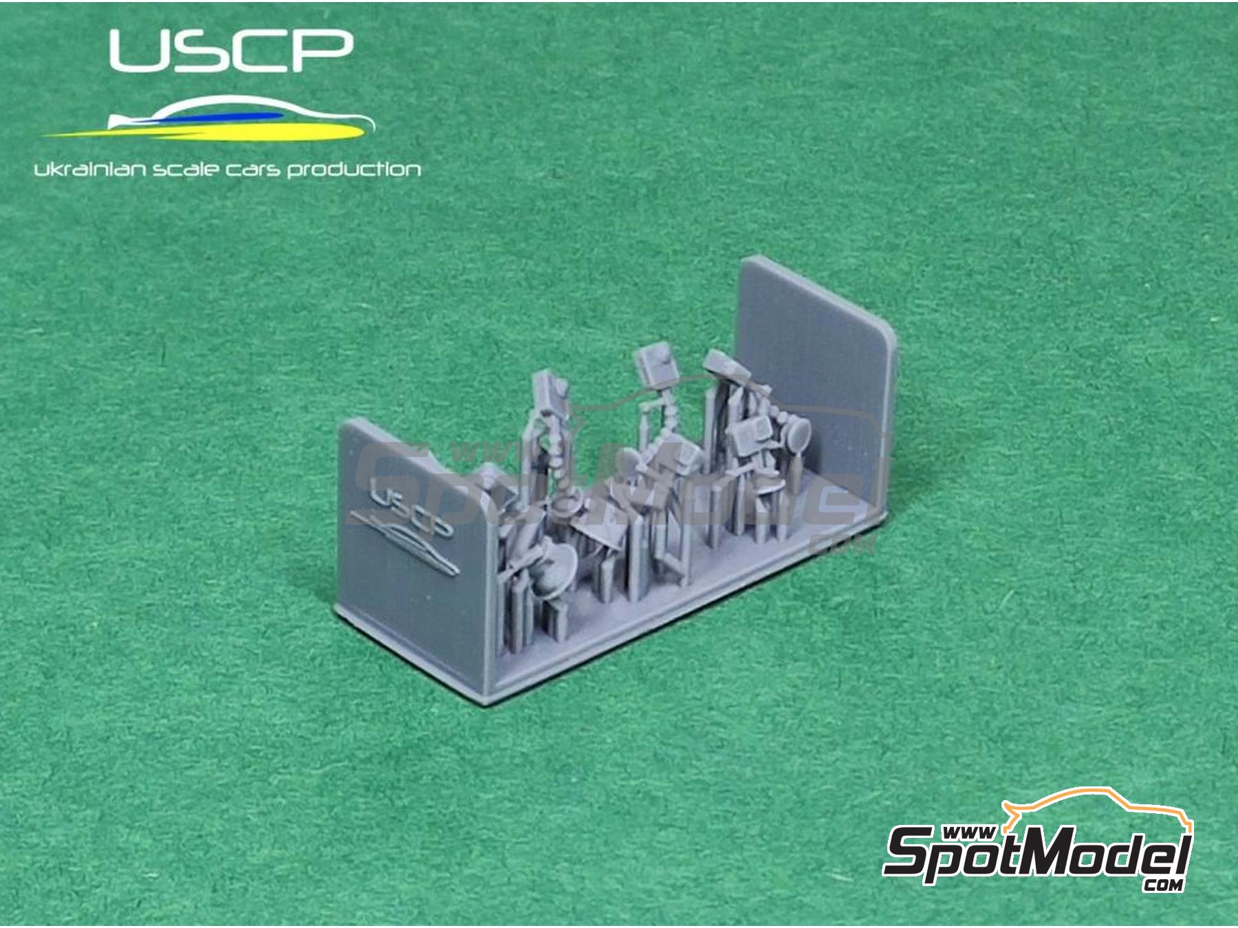 Image 1: C&aacute;maras de acci&oacute;n | Detalle en escala&nbsp;1/24 fabricado por USCP (ref.&nbsp;24A120)