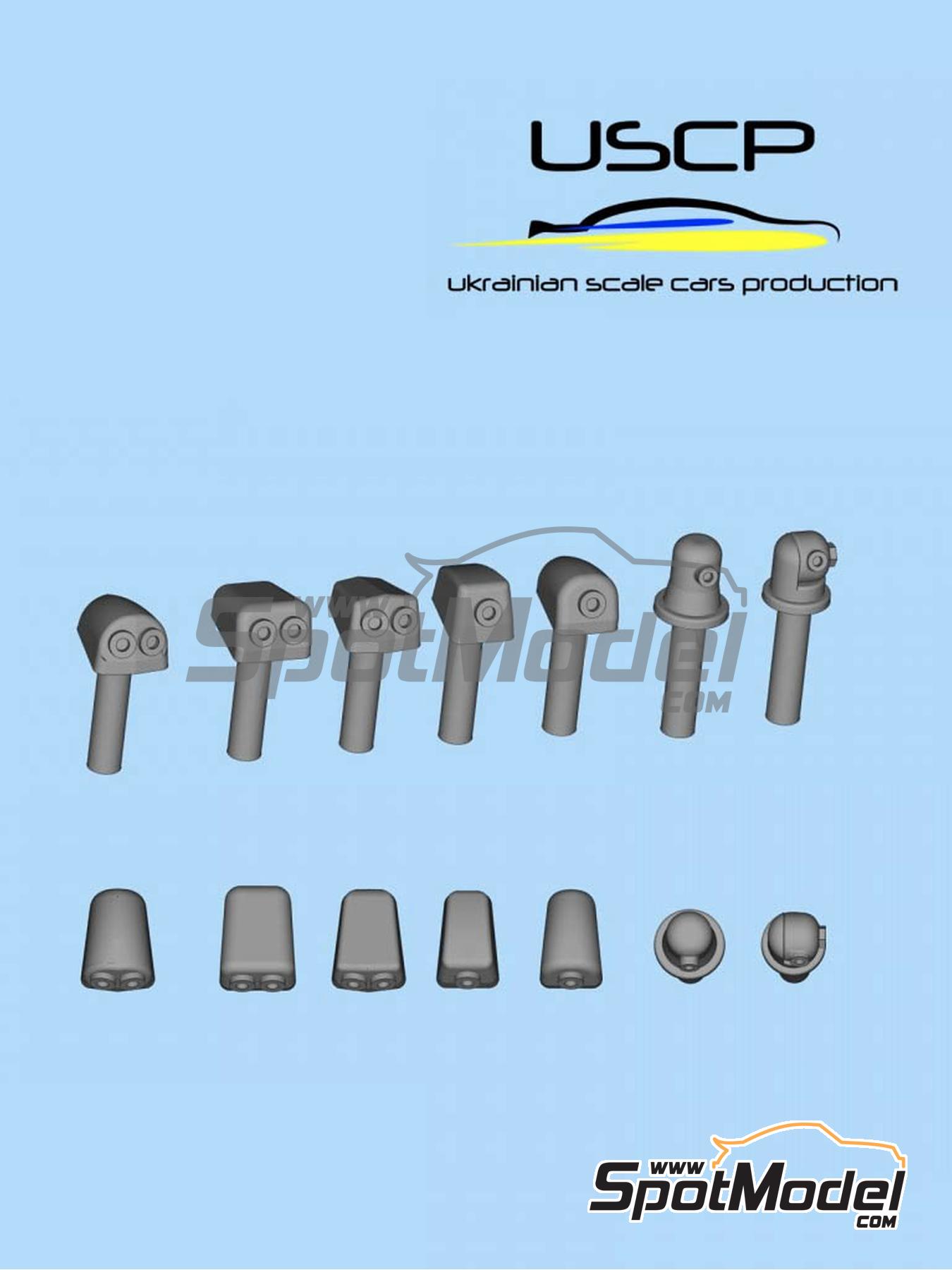 Windshield washer nozzles | Detail in 1/24 scale manufactured by USCP (ref. 24A121) image