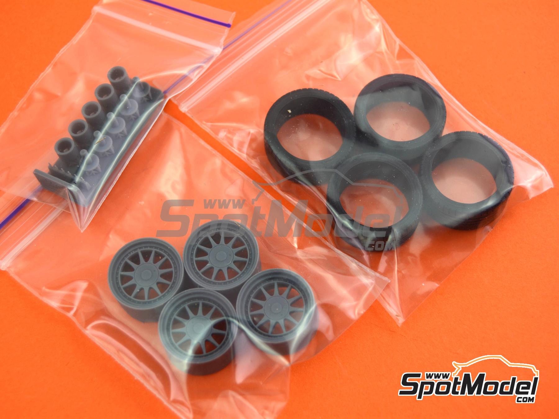 Image 7: Hartge 17 inch | Rims and tyres set in 1/24 scale manufactured by USCP (ref. 24P025)