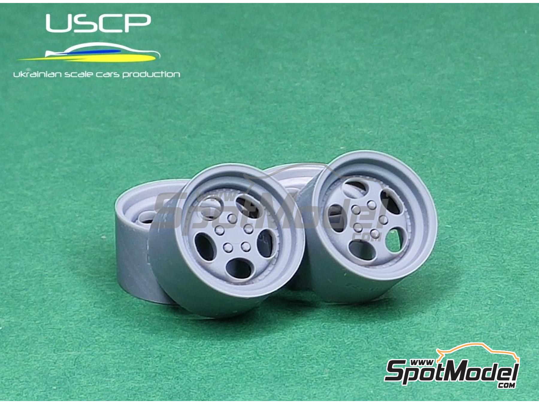 Image 1: Rotiform STR 18 inches | Rims and tyres set in 1/24 scale manufactured by USCP (ref.&nbsp;24P044)