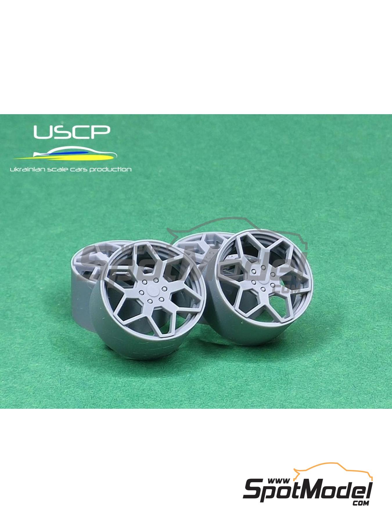 USCP 24P076: Rims and tyres set 1/24 scale - American Racing AR916 20 ...