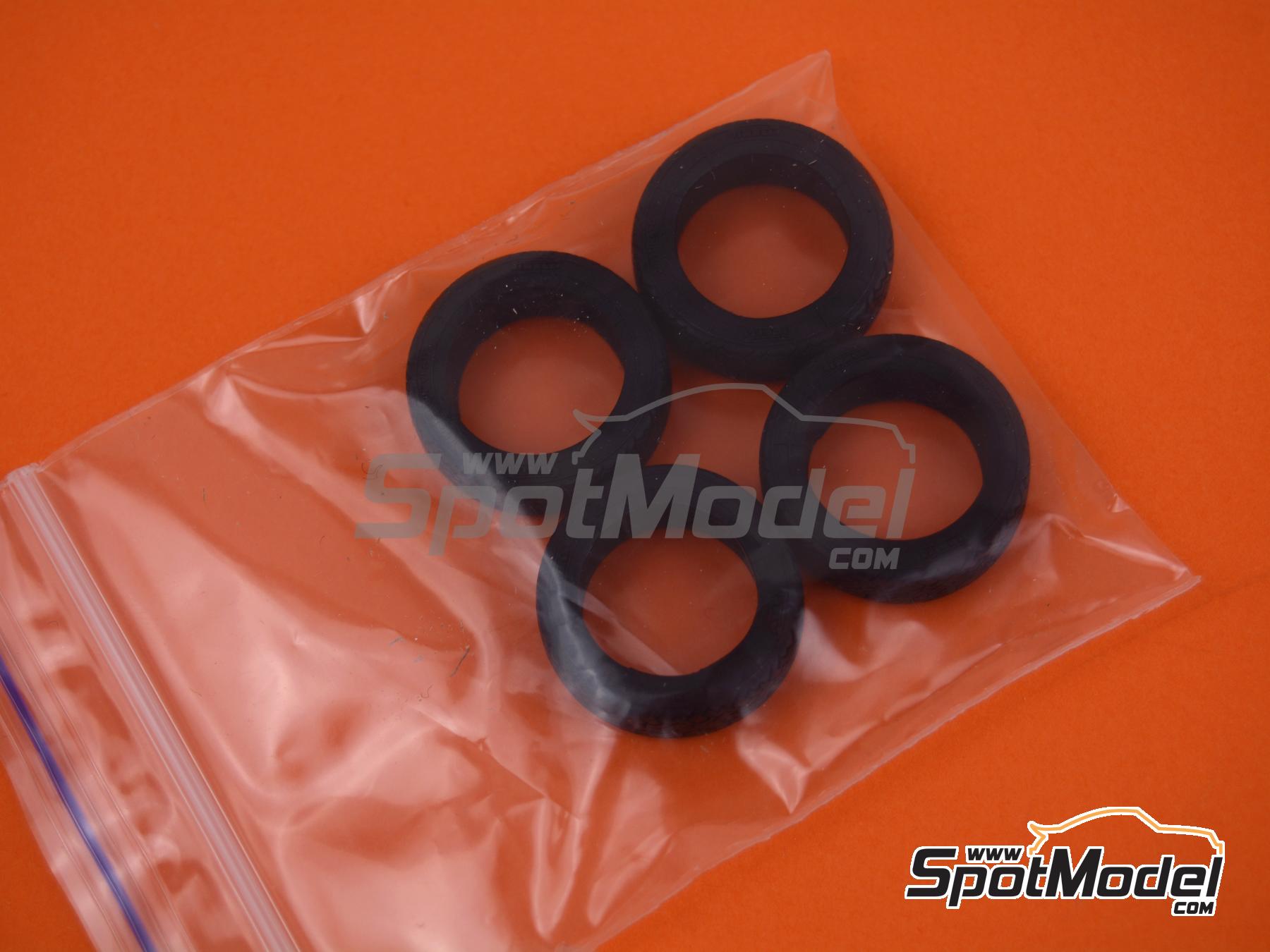 Image 7: Alpina 14 pulgadas | Set de llantas y neumáticos en escala 1/24 fabricado por USCP (ref. 24P081)