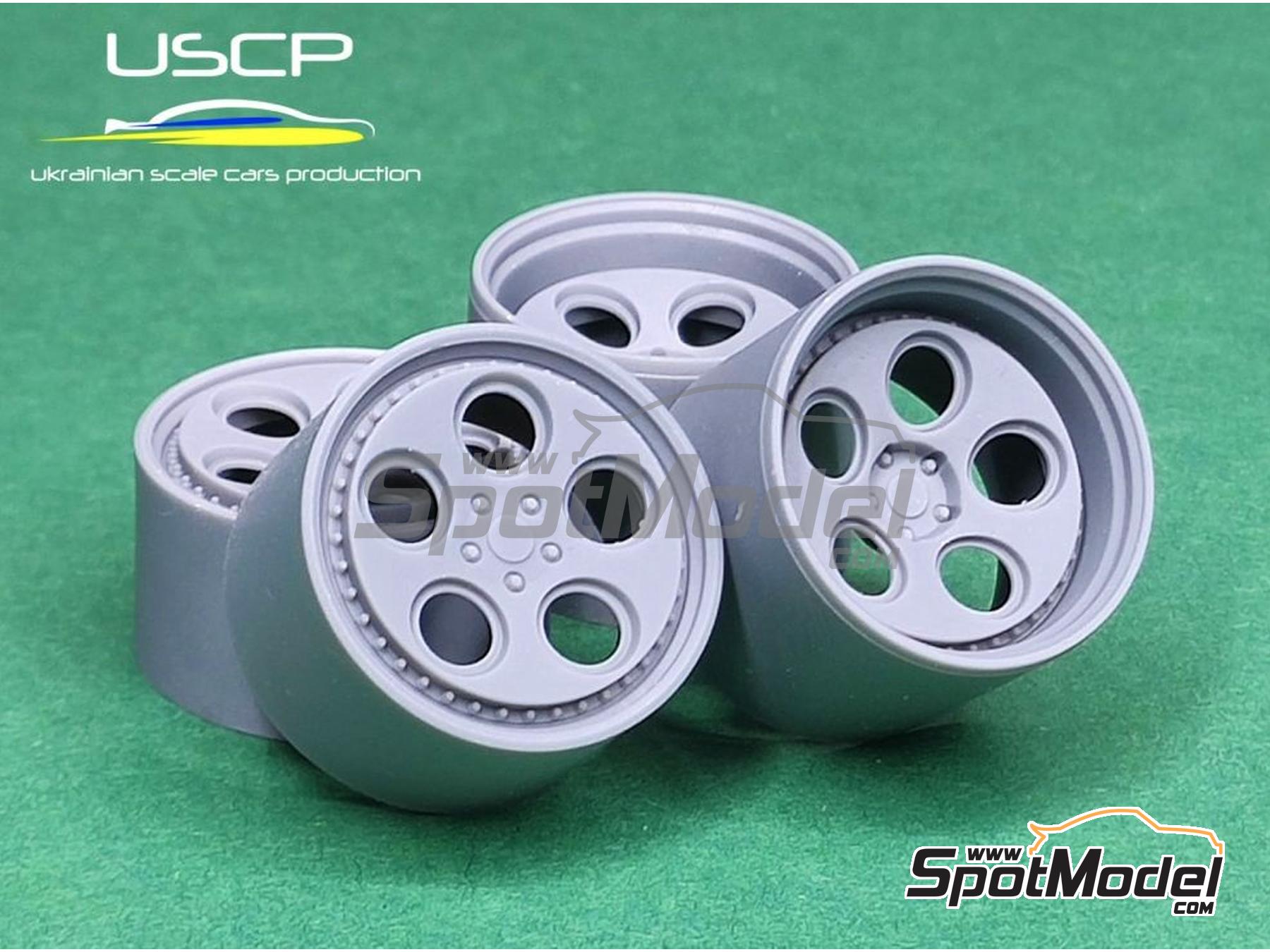 Image 1: Rotiform DIA 20 inch | Rims and tyres set in 1/24 scale manufactured by USCP (ref.&nbsp;24P098)