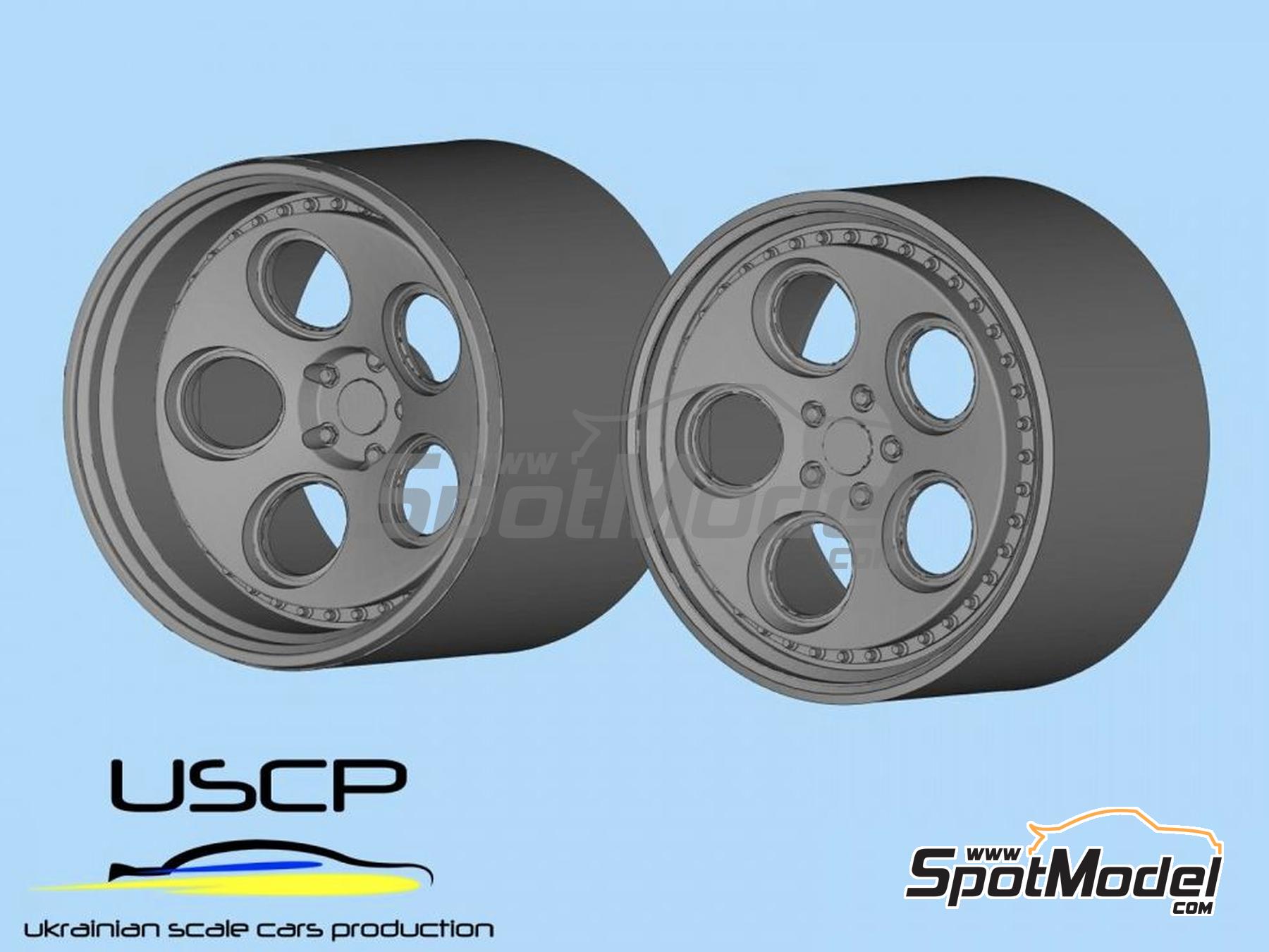 Image 4: Rotiform DIA 20 inch | Rims and tyres set in 1/24 scale manufactured by USCP (ref.&nbsp;24P098)