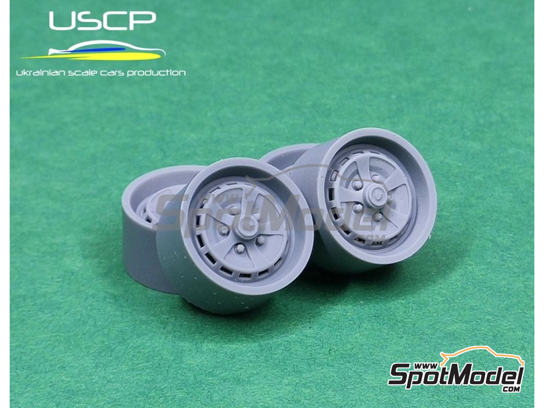 Image 1: Jaguar GKN Kent 15 pulgadas | Set de llantas y neum&aacute;ticos en escala&nbsp;1/24 fabricado por USCP (ref.&nbsp;24P114)