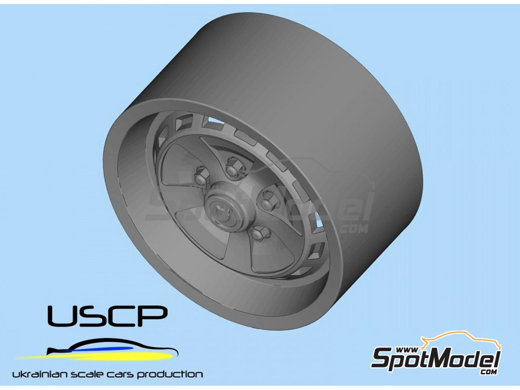 Image 3: Jaguar GKN Kent 15 pulgadas | Set de llantas y neum&aacute;ticos en escala&nbsp;1/24 fabricado por USCP (ref.&nbsp;24P114)