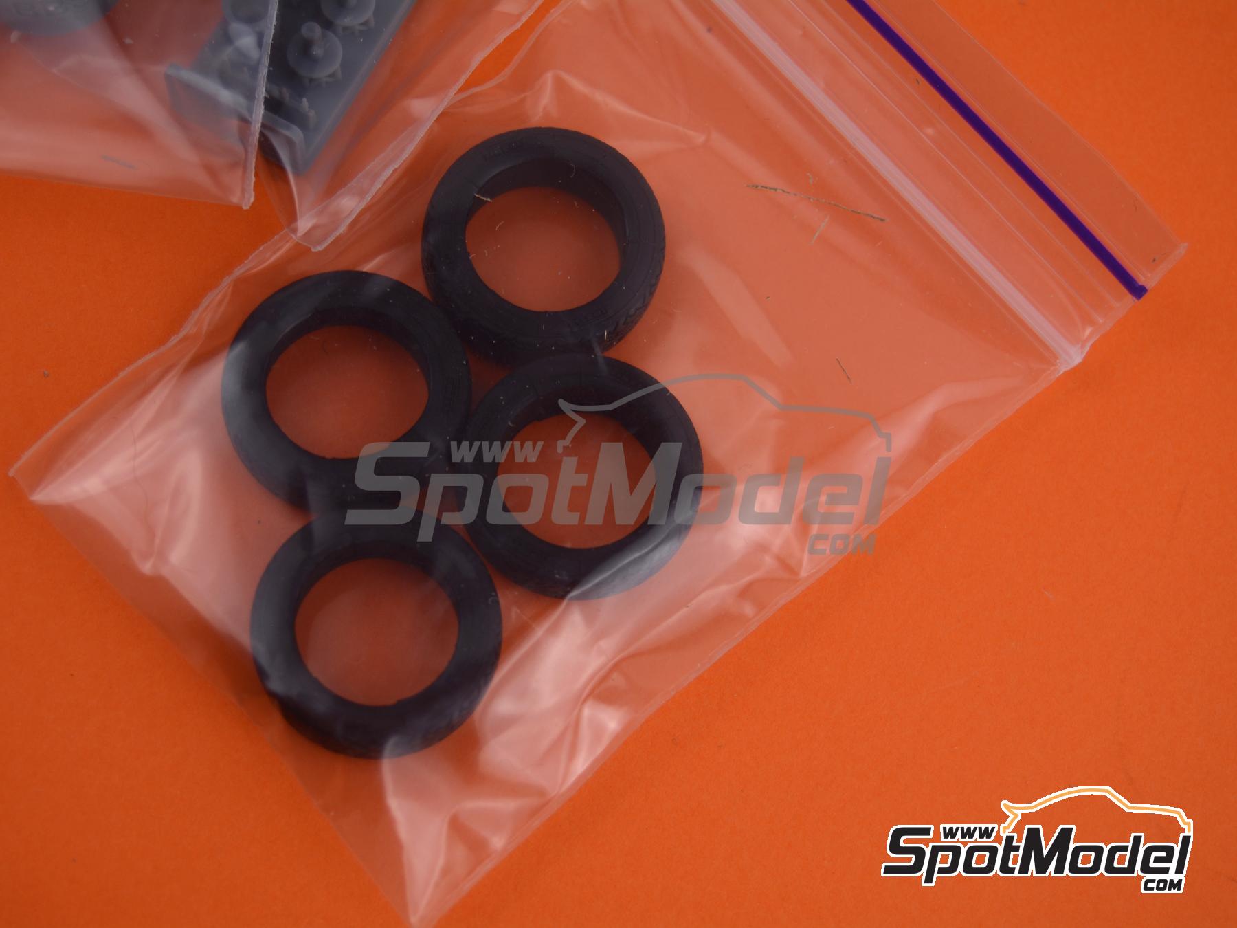 Image 7: BBS Mahle 4 bolt 14 inches | Rims and tyres set in 1/24 scale manufactured by USCP (ref. 24P121)