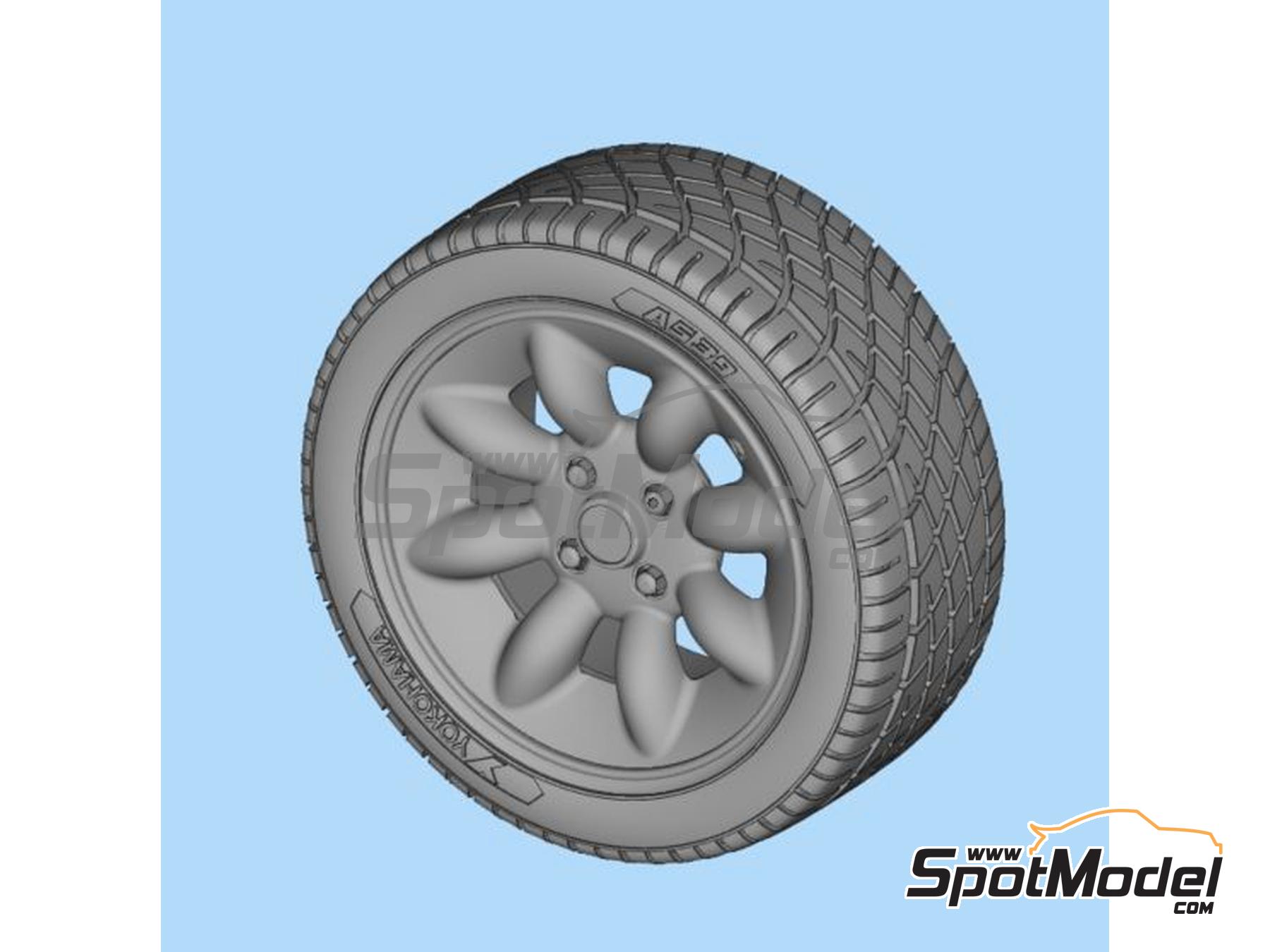Image 1: Rover Mini Sport Pack 13 inches | Rims in 1/24 scale manufactured by USCP (ref.&nbsp;24P142)