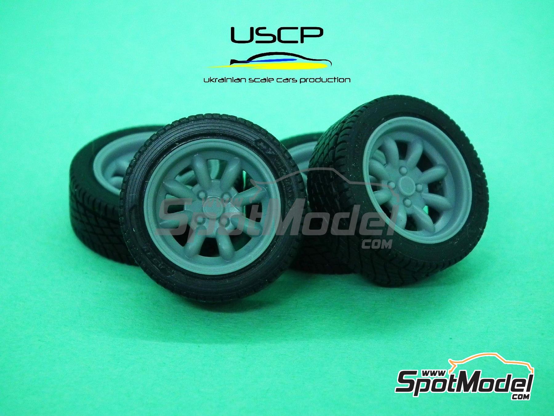 Image 5: JBW Superlight 8 Radios 13 pulgadas | Llantas en escala&nbsp;1/24 fabricado por USCP (ref.&nbsp;24P143)
