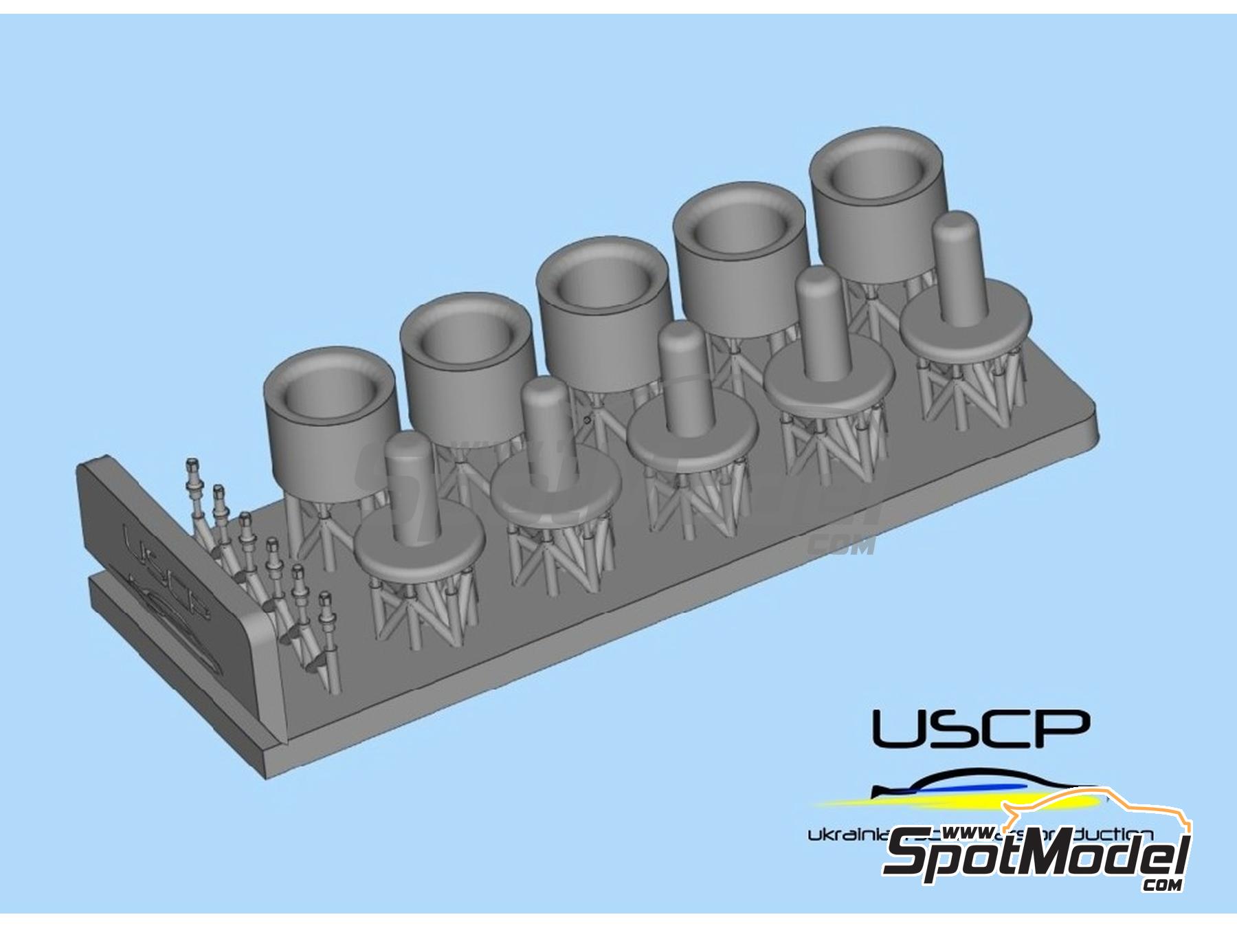 Image 5: Alfa Romeo steel rims 14 inch | Rims and tyres set in 1/24 scale manufactured by USCP (ref.&nbsp;24P166)