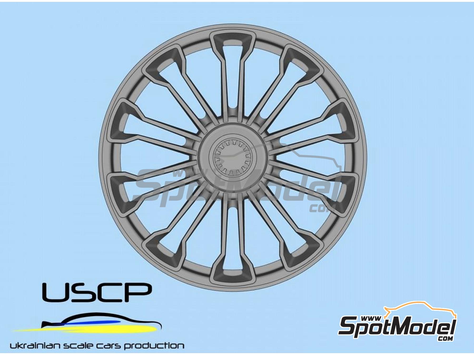 Image 3: Porsche 918 Spyder OEM 20/21 inch | Rims and tyres set in 1/24 scale manufactured by USCP (ref.&nbsp;24P168)