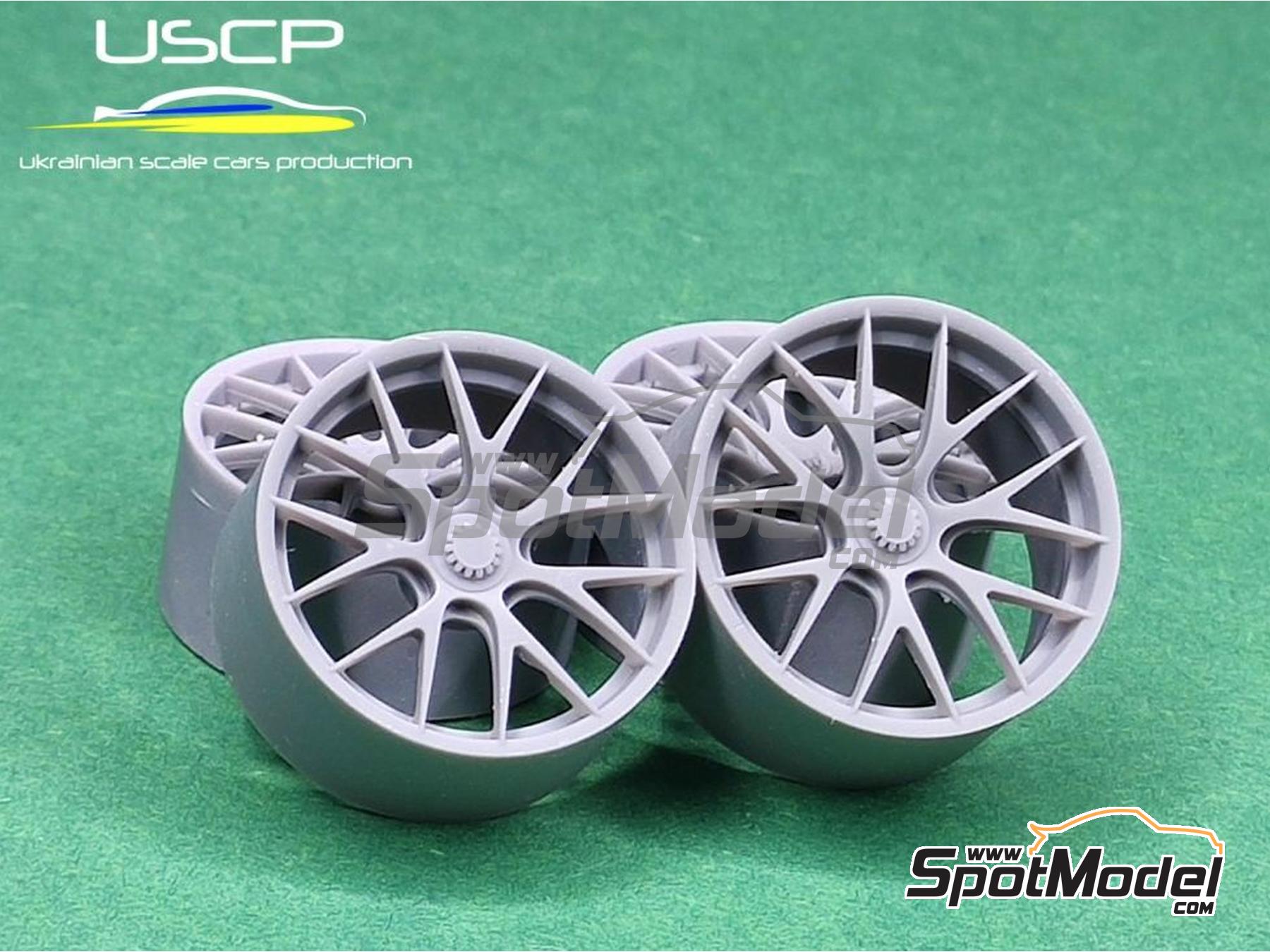 USCP 24P169: Rims and tyres set 1/24 scale - Porsche 918 Spyder