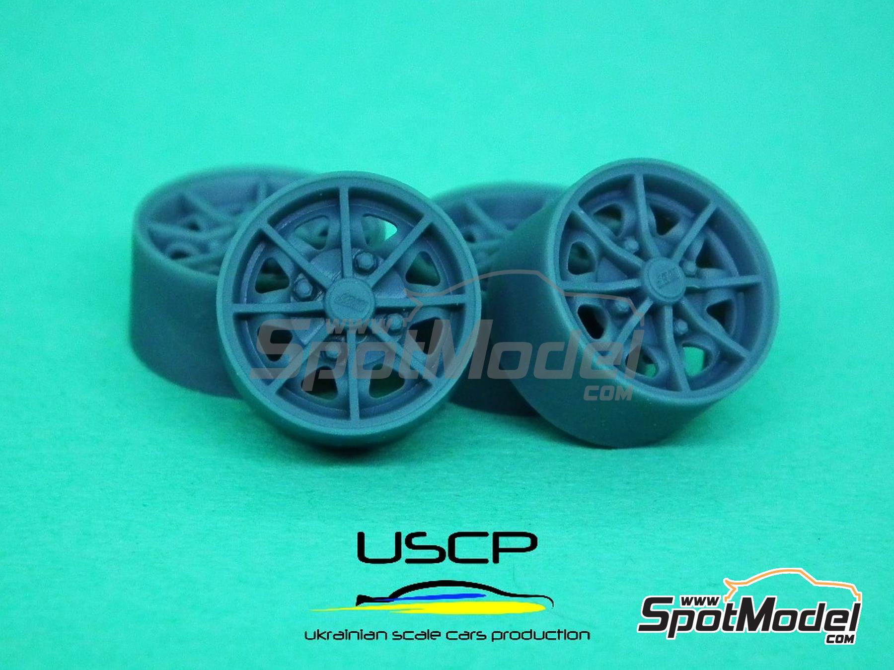 Image 4: JBW D1 10 inches | Rims in 1/24 scale manufactured by USCP (ref.&nbsp;24P184)