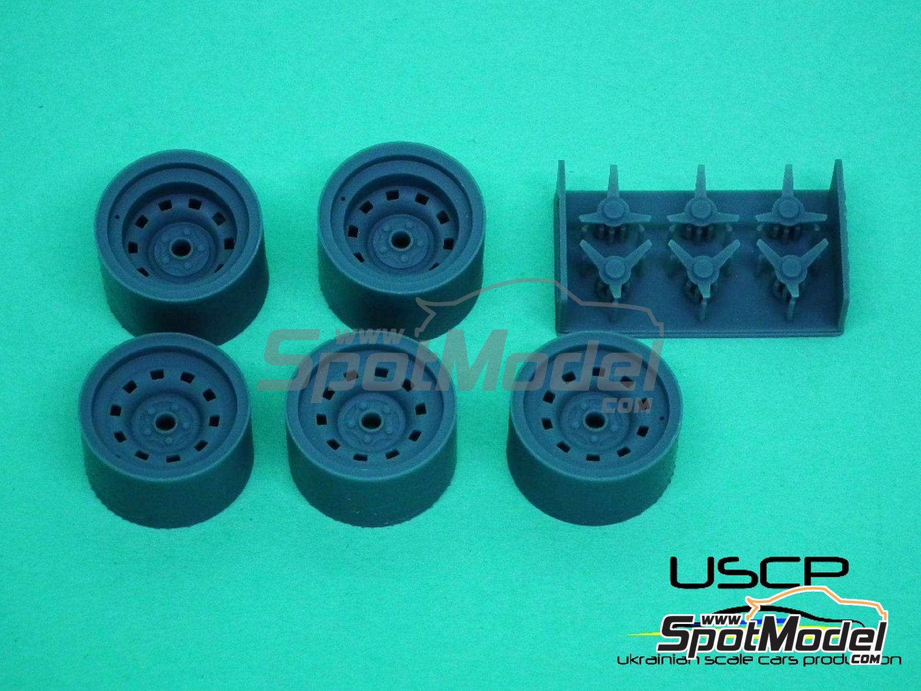 Image 2: Campagnolo 15 pulgadas para Ferrari 412 y Ferrari 330 | Llantas en escala&nbsp;1/24 fabricado por USCP (ref.&nbsp;24P185)