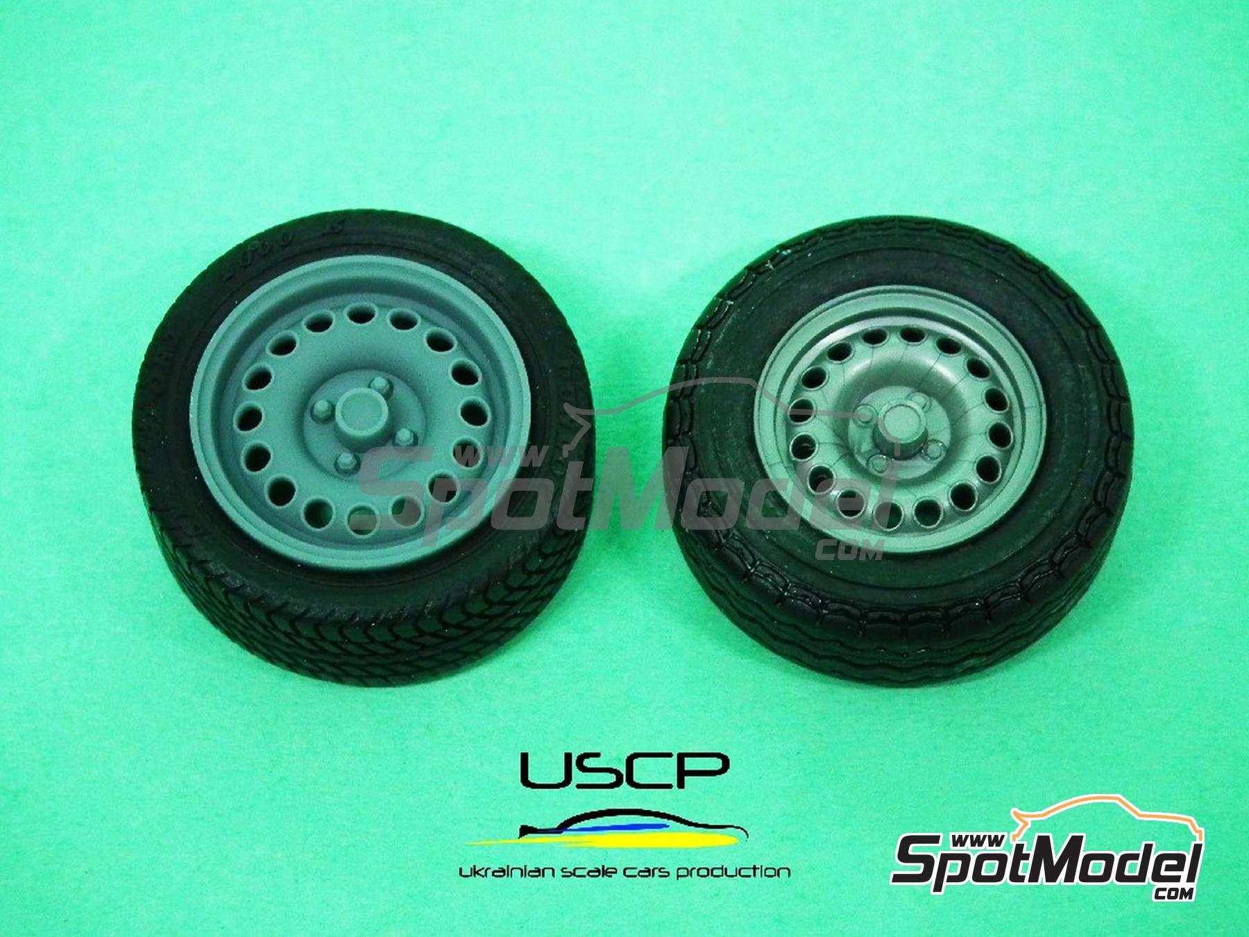 Image 4: Maxilite 16 inches | Rims and tyres set in 1/24 scale manufactured by USCP (ref.&nbsp;24P189)
