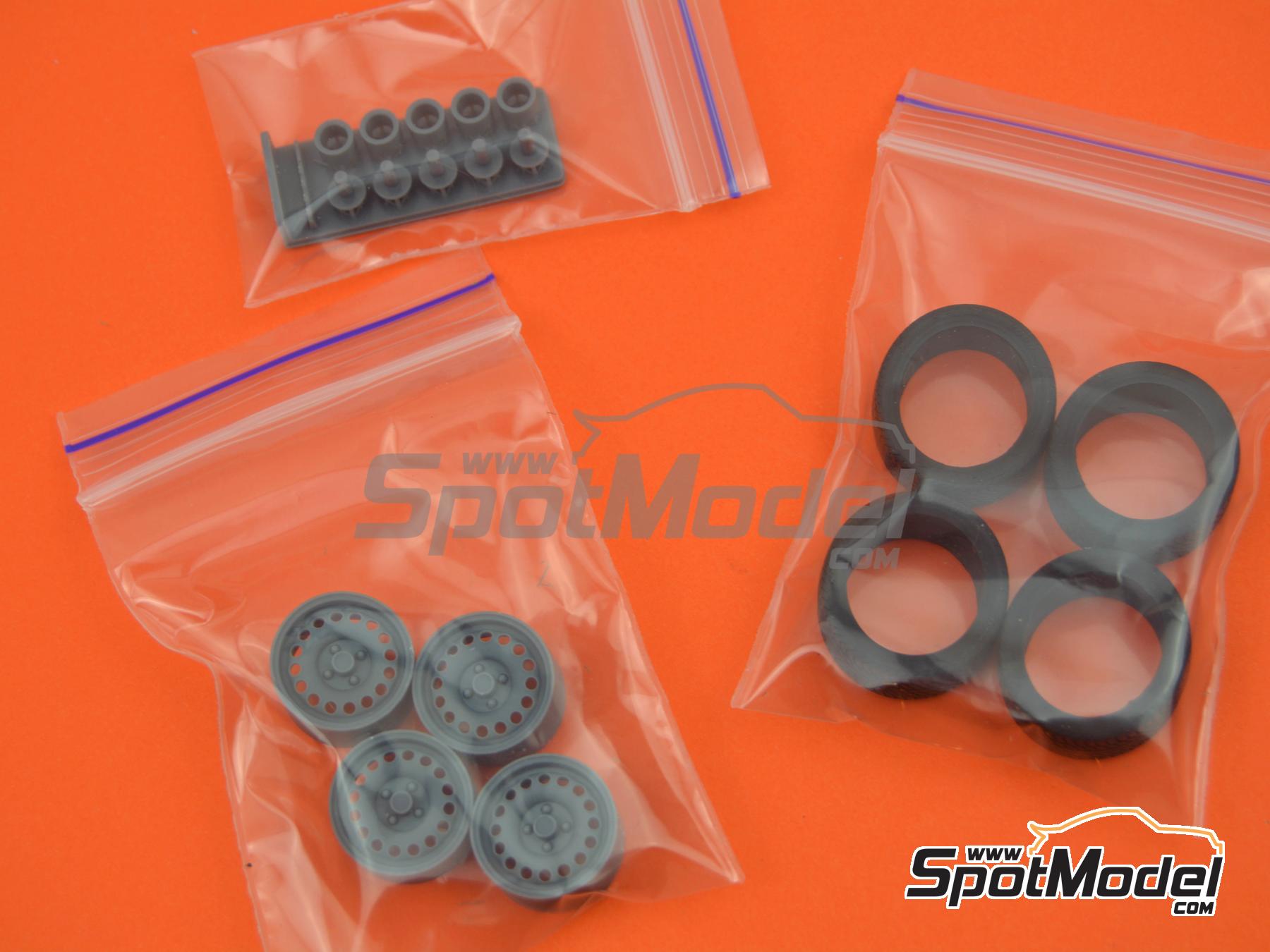 Image 11: Maxilite 16 inches | Rims and tyres set in 1/24 scale manufactured by USCP (ref.&nbsp;24P189)