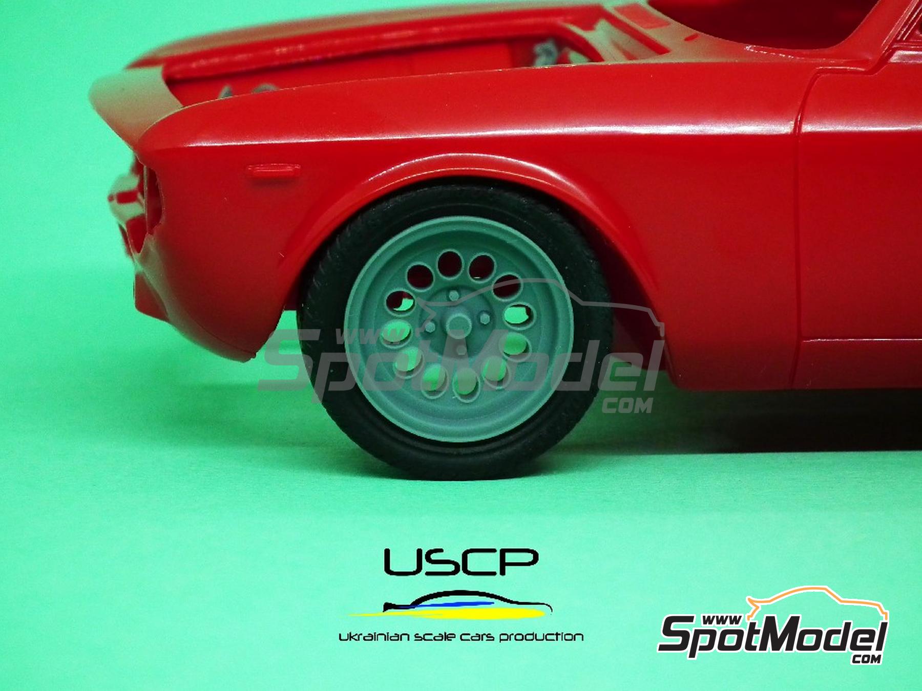 Image 4: GTAm Maxilite 16 pulgadas | Set de llantas y neum&aacute;ticos en escala&nbsp;1/24 fabricado por USCP (ref.&nbsp;24P190)