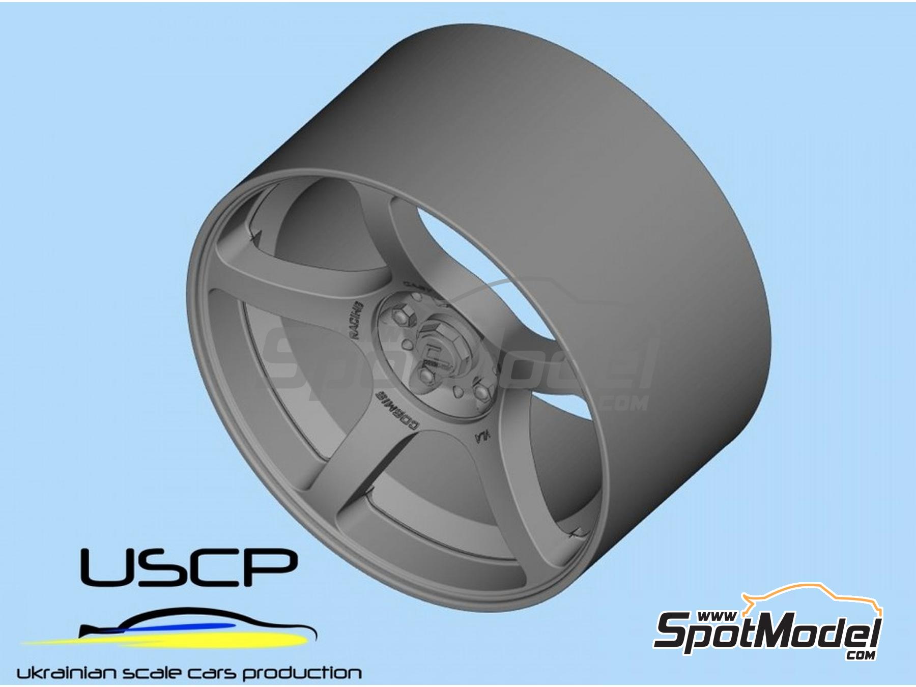 Image 4: Cosmis VCP 18 inches | Rims and tyres set in 1/24 scale manufactured by USCP (ref.&nbsp;24P196)