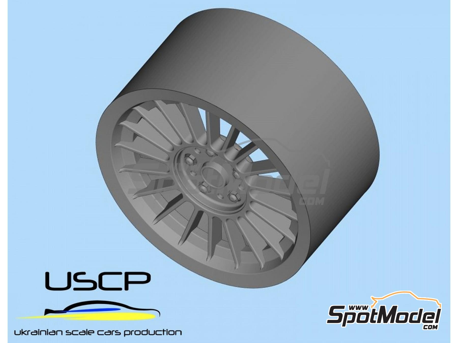 Image 3: Maxilite Alpina Style 17 pulgadas | Set de llantas y neum&aacute;ticos en escala&nbsp;1/24 fabricado por USCP (ref.&nbsp;24P202)