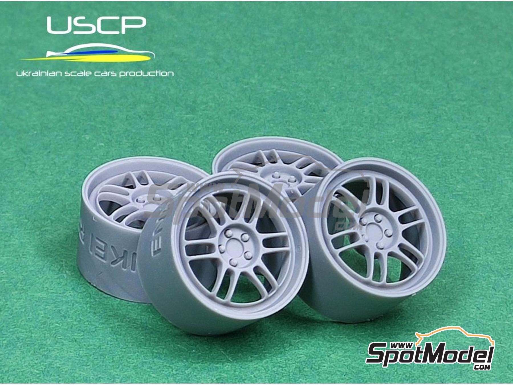 Image 1: Enkei RPF1 17 pulgadas | Set de llantas y neum&aacute;ticos en escala&nbsp;1/24 fabricado por USCP (ref.&nbsp;24P207)